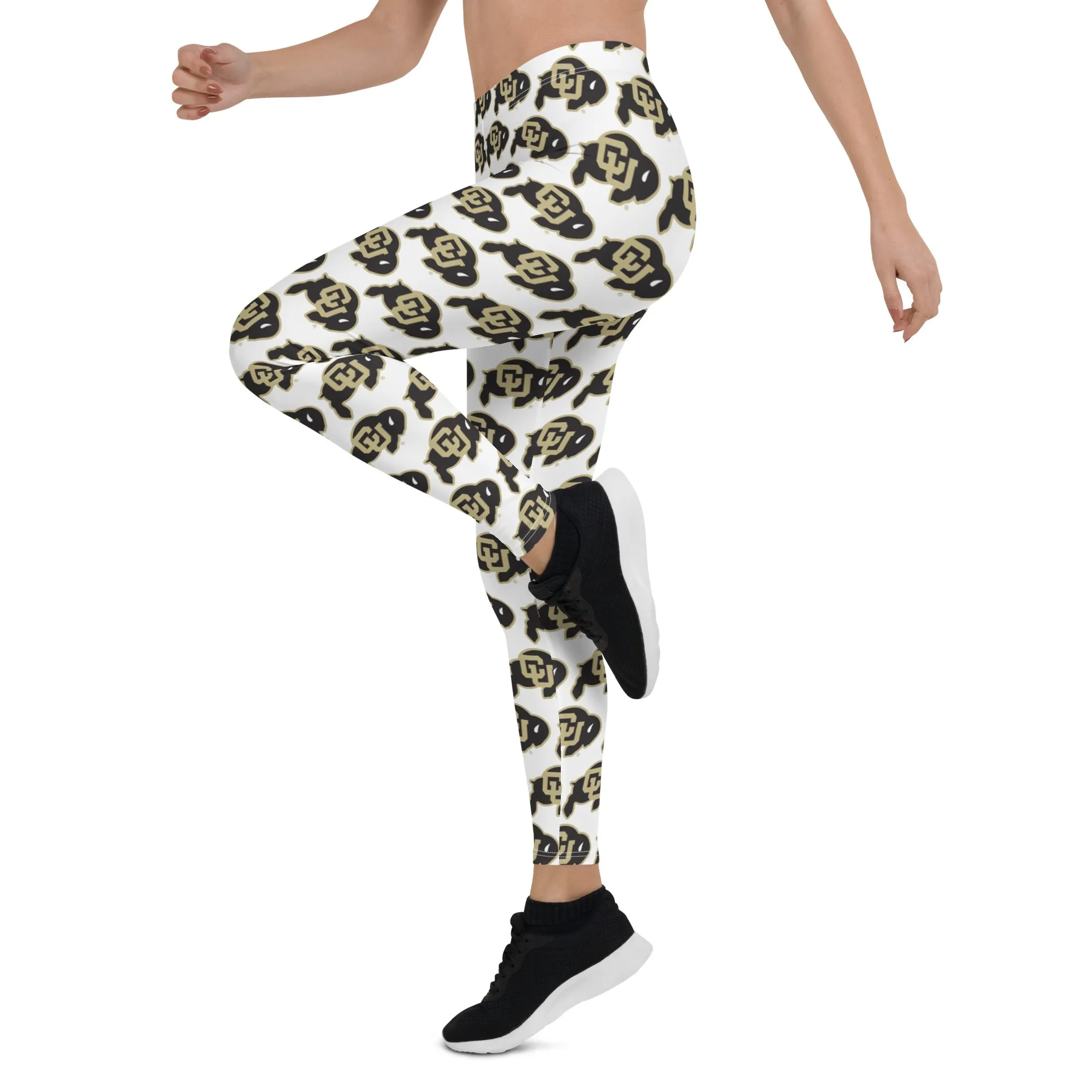 Colorado Boulder White Tailgate Leggings