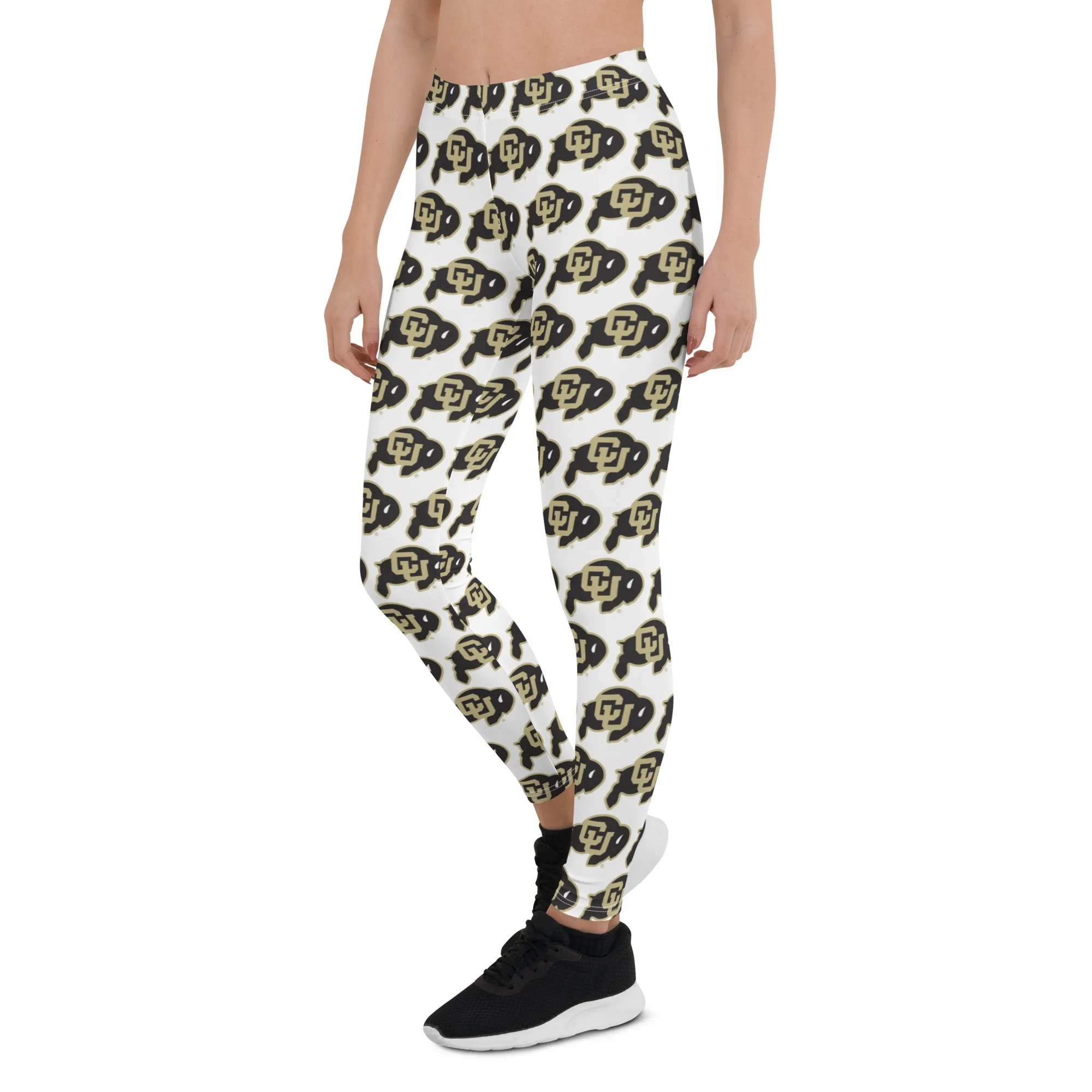 Colorado Boulder White Tailgate Leggings