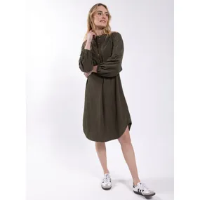 Corduroy Dress Olive