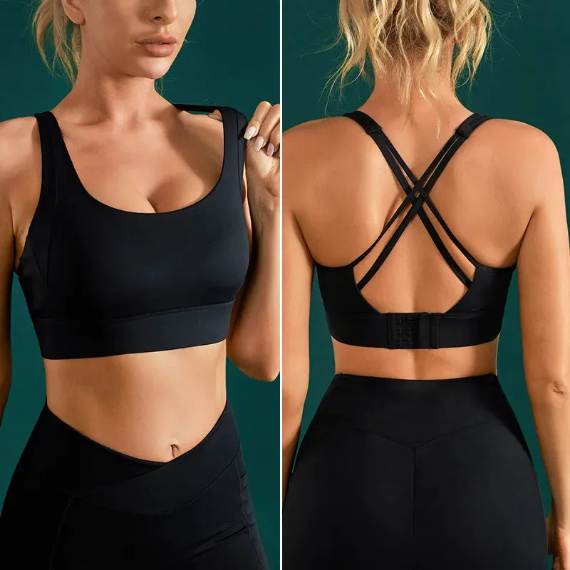 Corset Crop Tank Athletic Fitness Yoga Gym Sports Bra