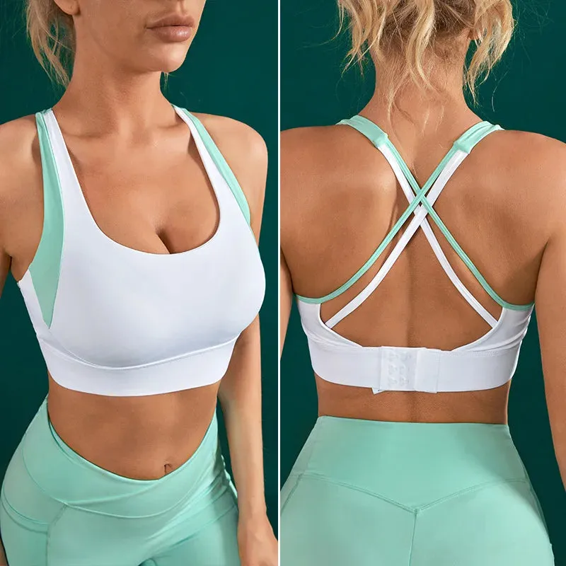 Corset Crop Tank Athletic Fitness Yoga Gym Sports Bra