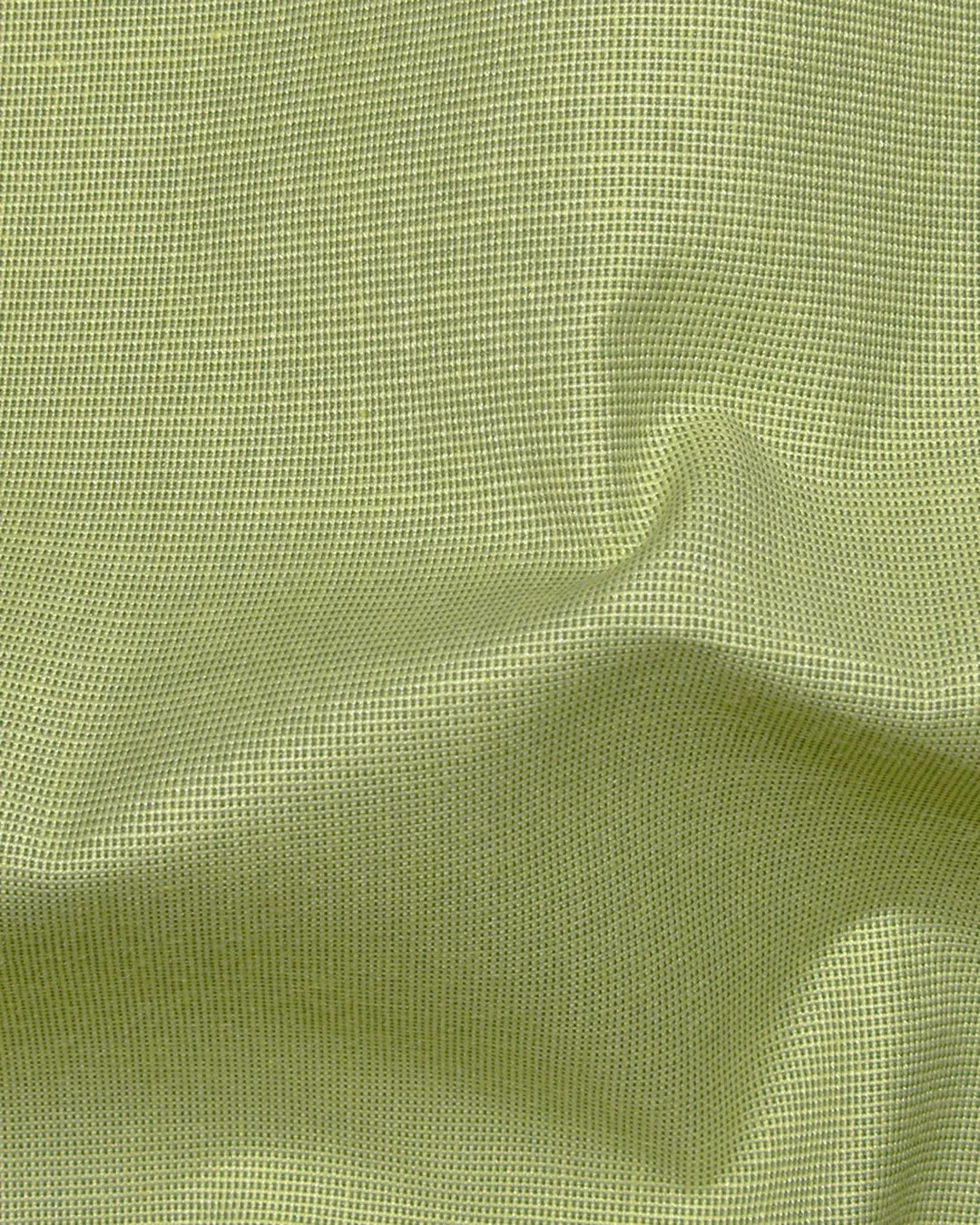 Cotton Poly: Lemon Green End On End