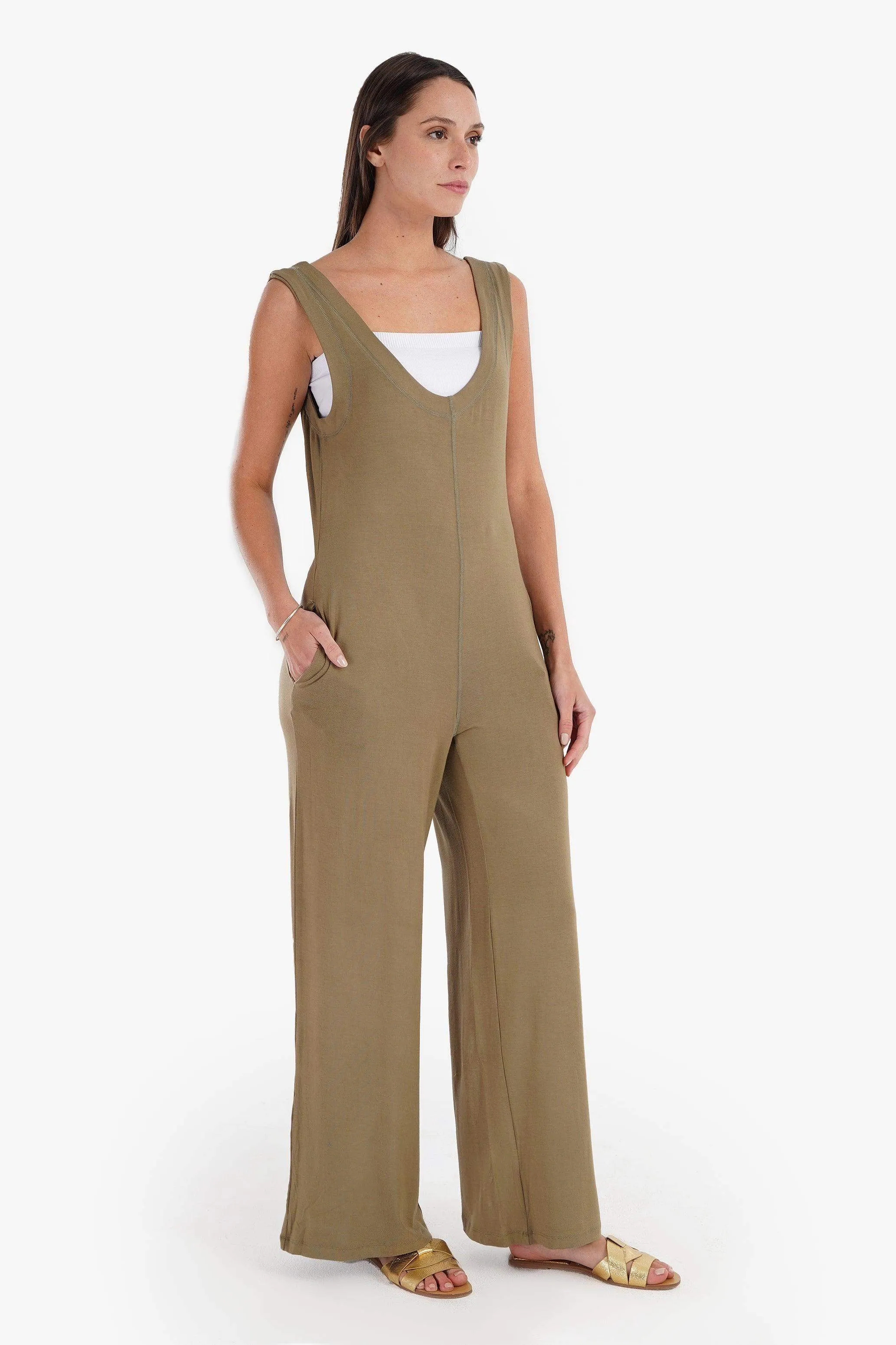 Cotton Pyjama Jumpsuit