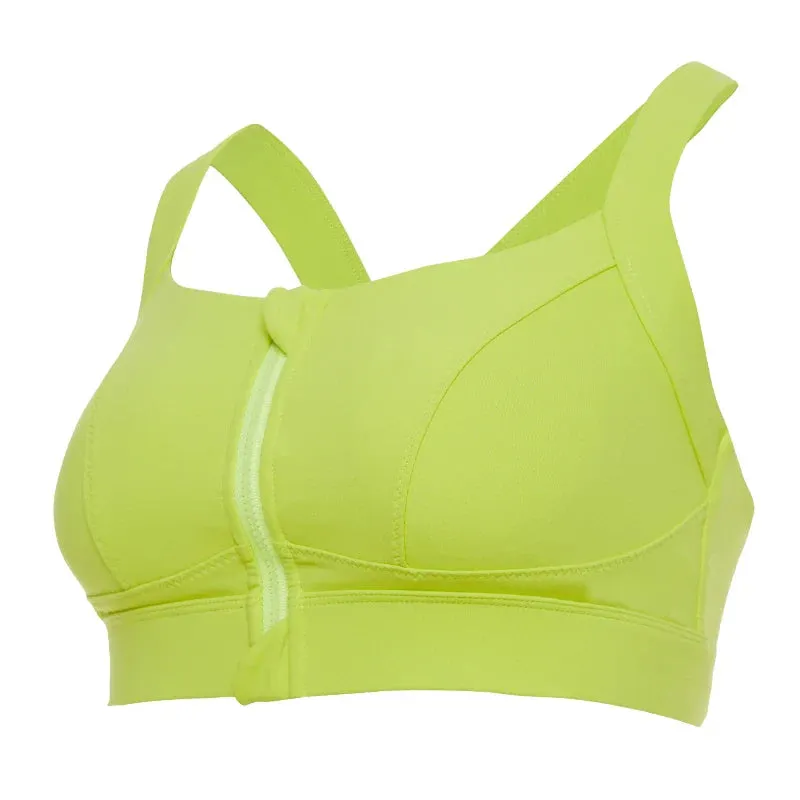 Cross Back Size Shockproof Gym Fitness Athletic Women With Fixed Pads Sports Bra