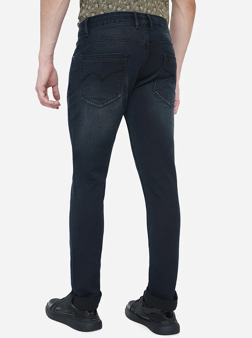 Dark Indigo Washed Slim Fit Jeans | JadeBlue