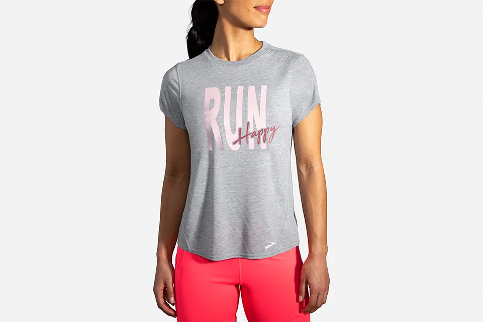 Distance Graphic Short Sleeve Women's running tops