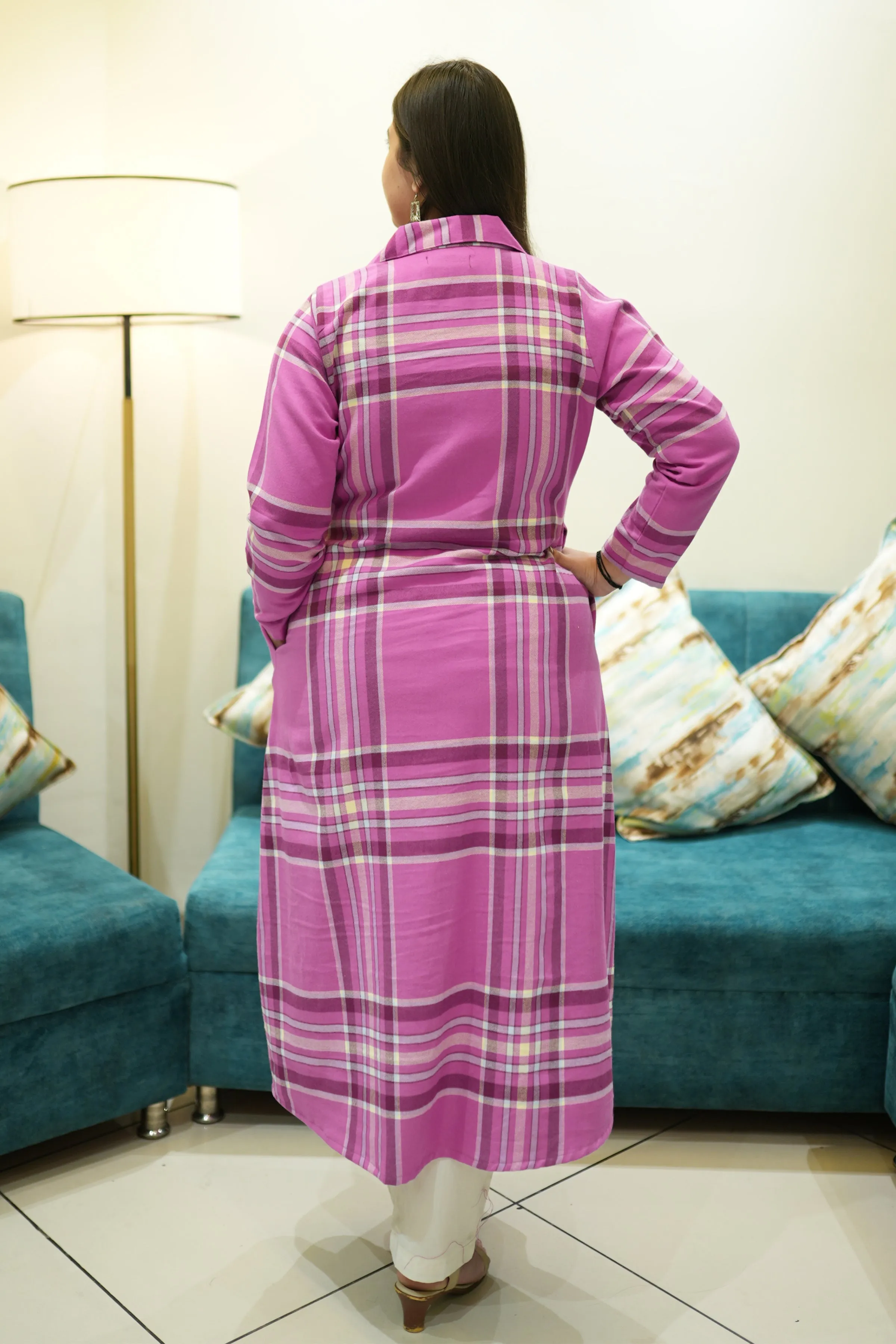 Dreamy Drapes Woollen Kurta