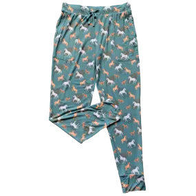 Ember Teal Bamboo Women's Lounge Pants