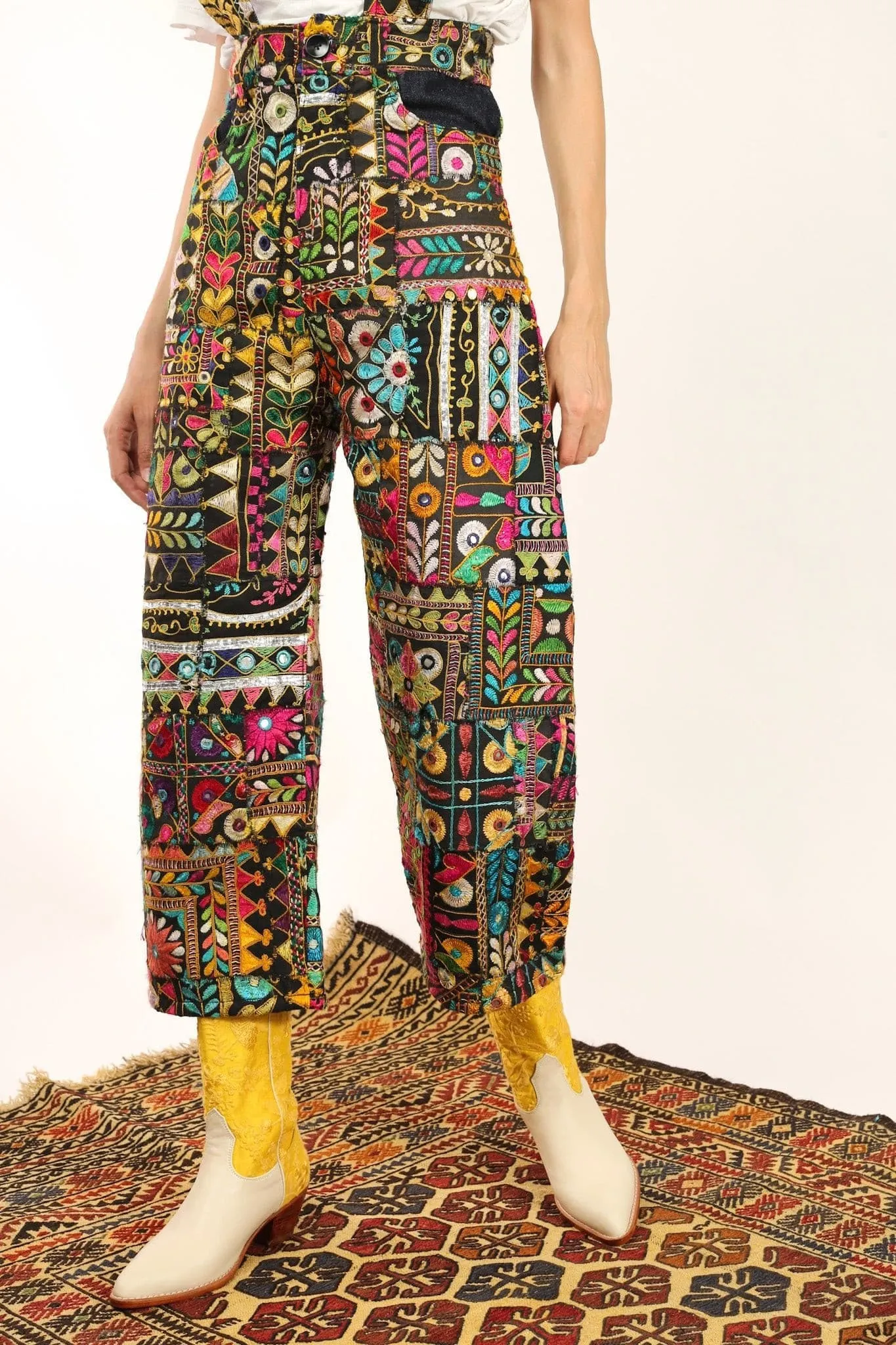 EMBROIDERED PATCHWORK JUMPSUIT HENRY