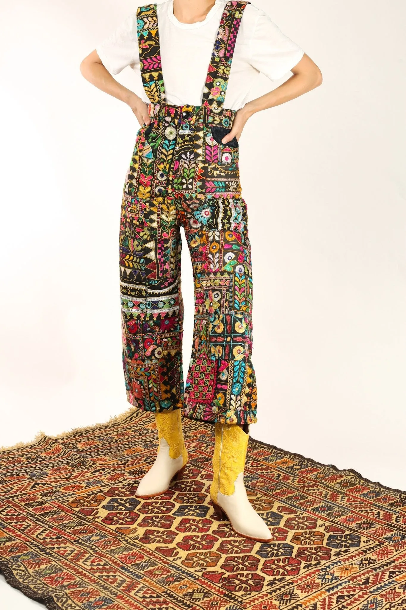 EMBROIDERED PATCHWORK JUMPSUIT HENRY