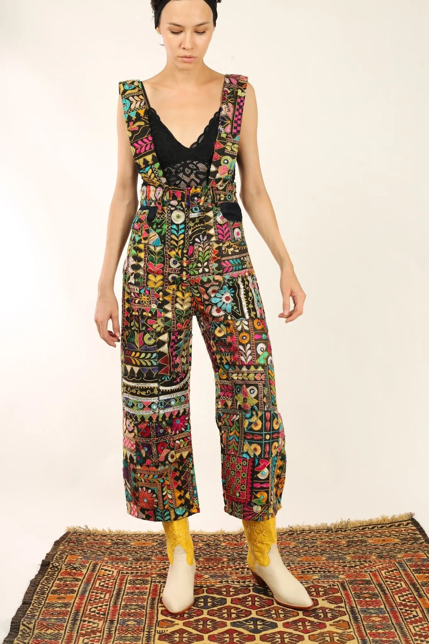 EMBROIDERED PATCHWORK JUMPSUIT HENRY