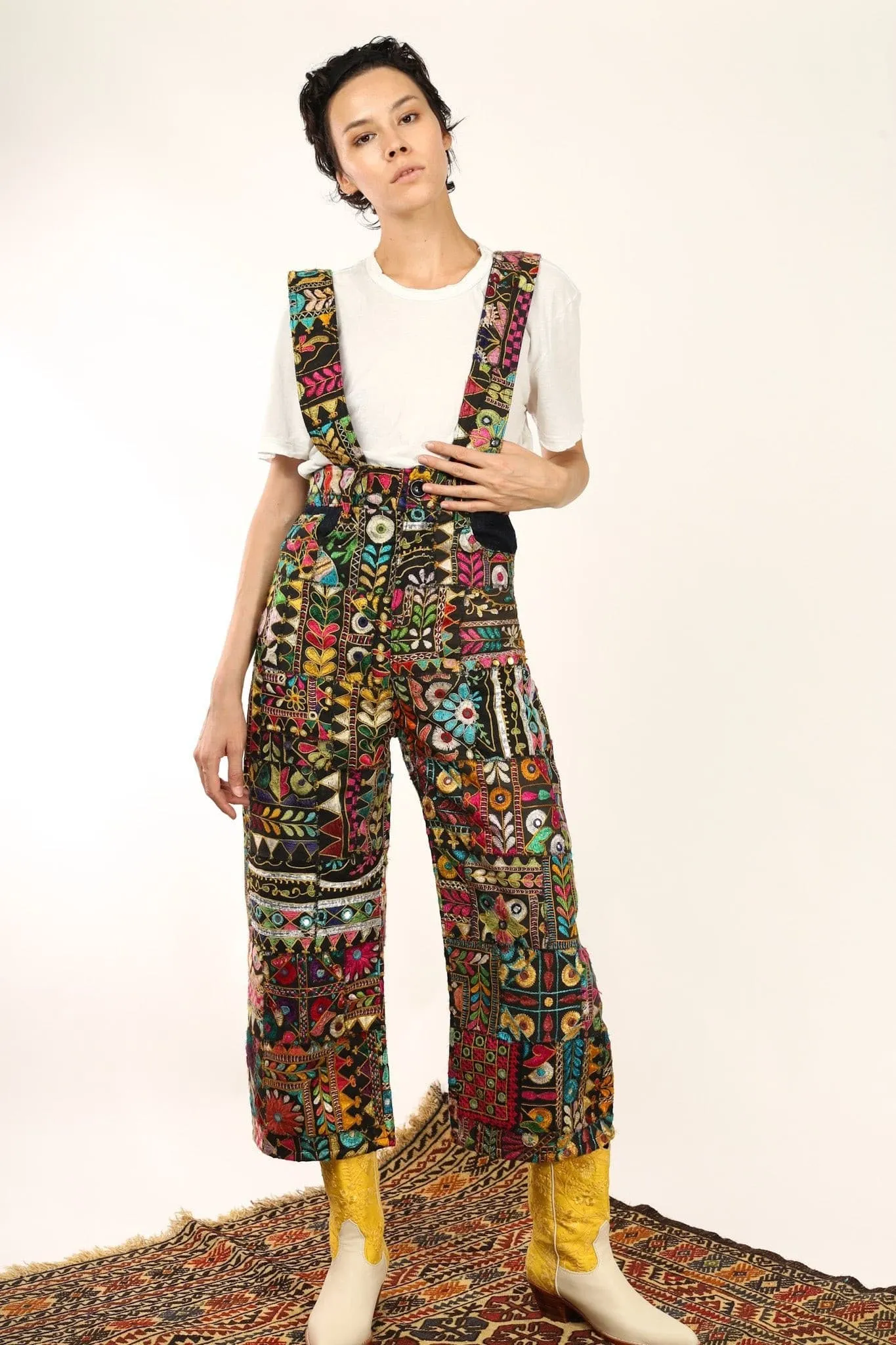 EMBROIDERED PATCHWORK JUMPSUIT HENRY