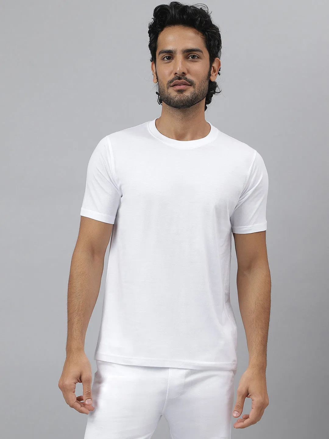 Essential Crew Neck White T-shirt - Daily (Pack of 2)