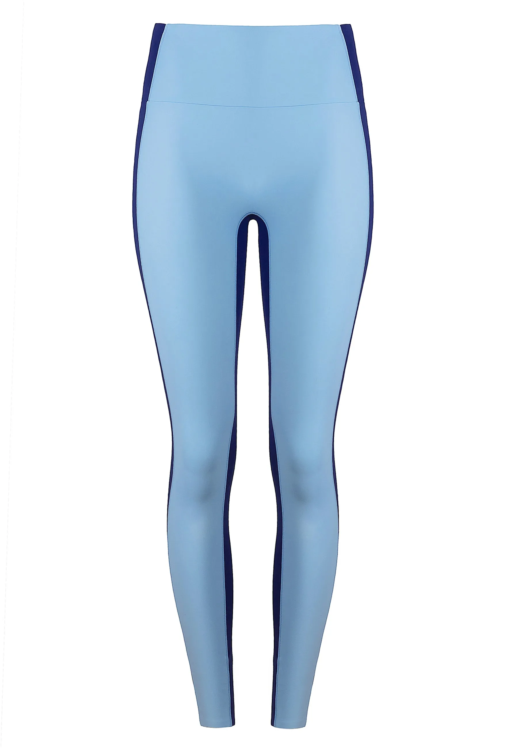 Expression Leggings mit hohem Bund – Dusty Baby Blue