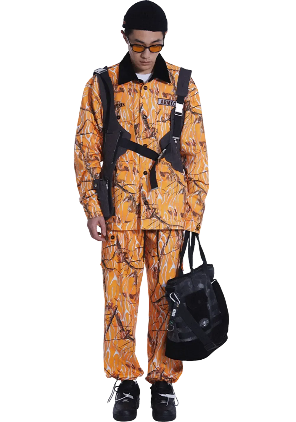 Fire Pattern Camouflage Combat Pants