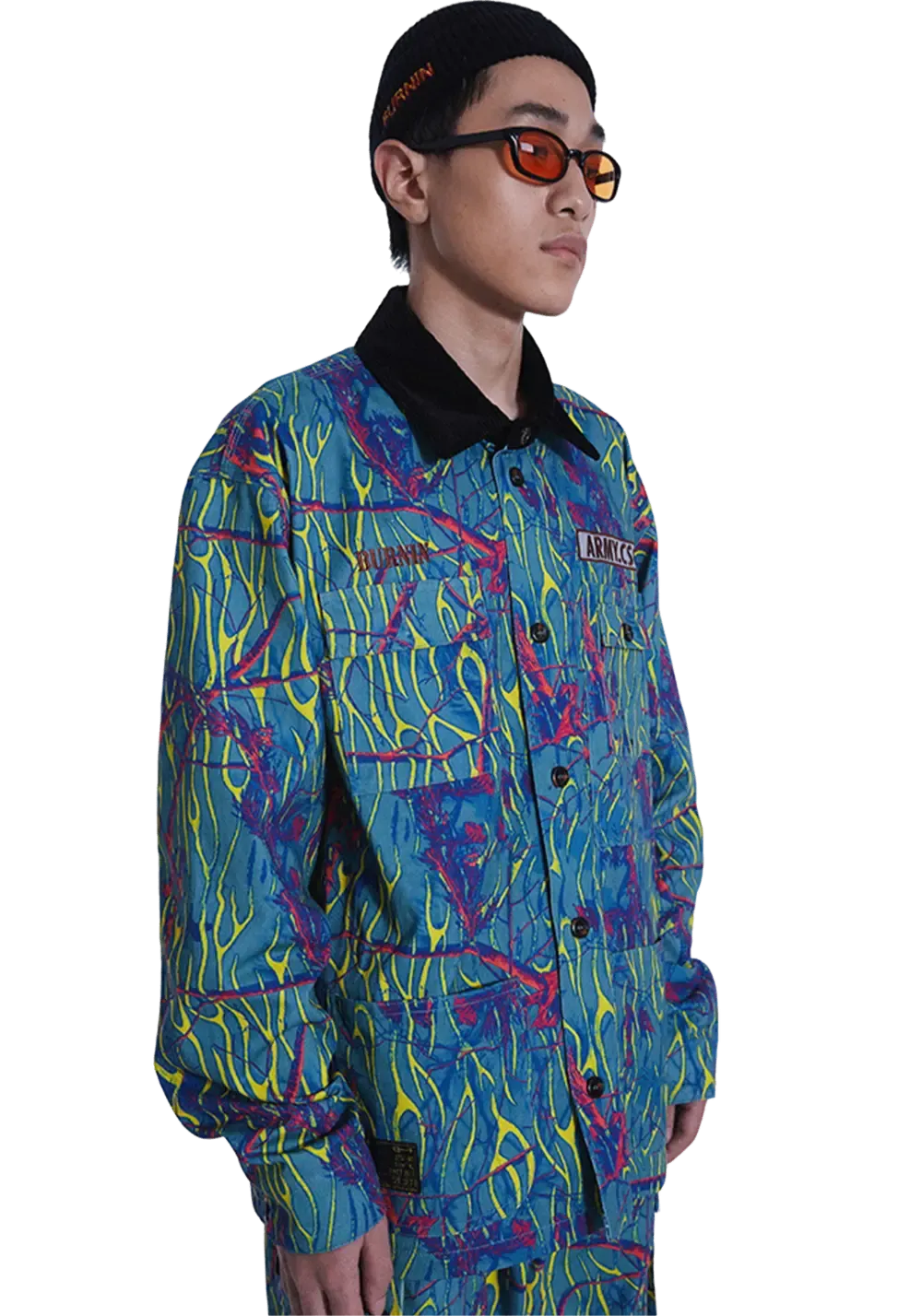 Fire Pattern Camouflage Combat Shirt