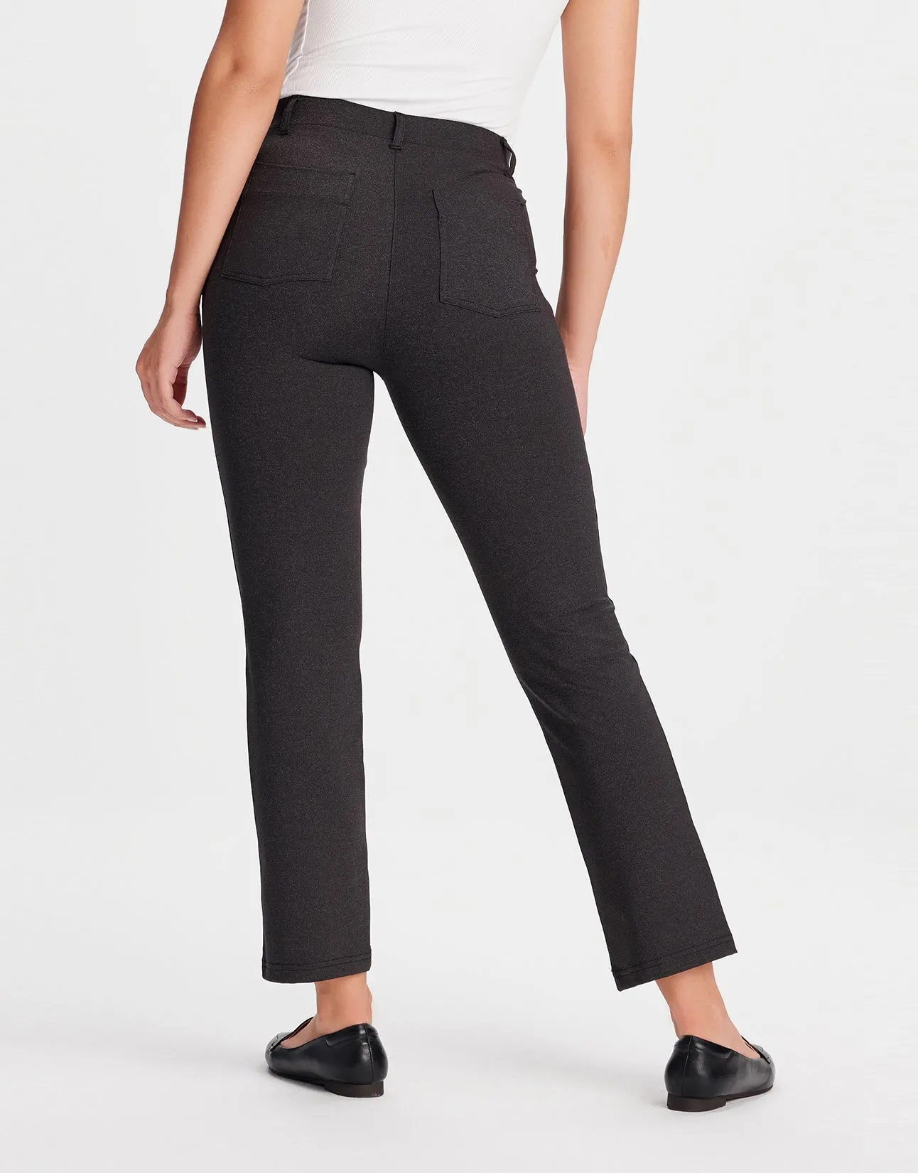 Flare Cropped Yoga Dress Pants