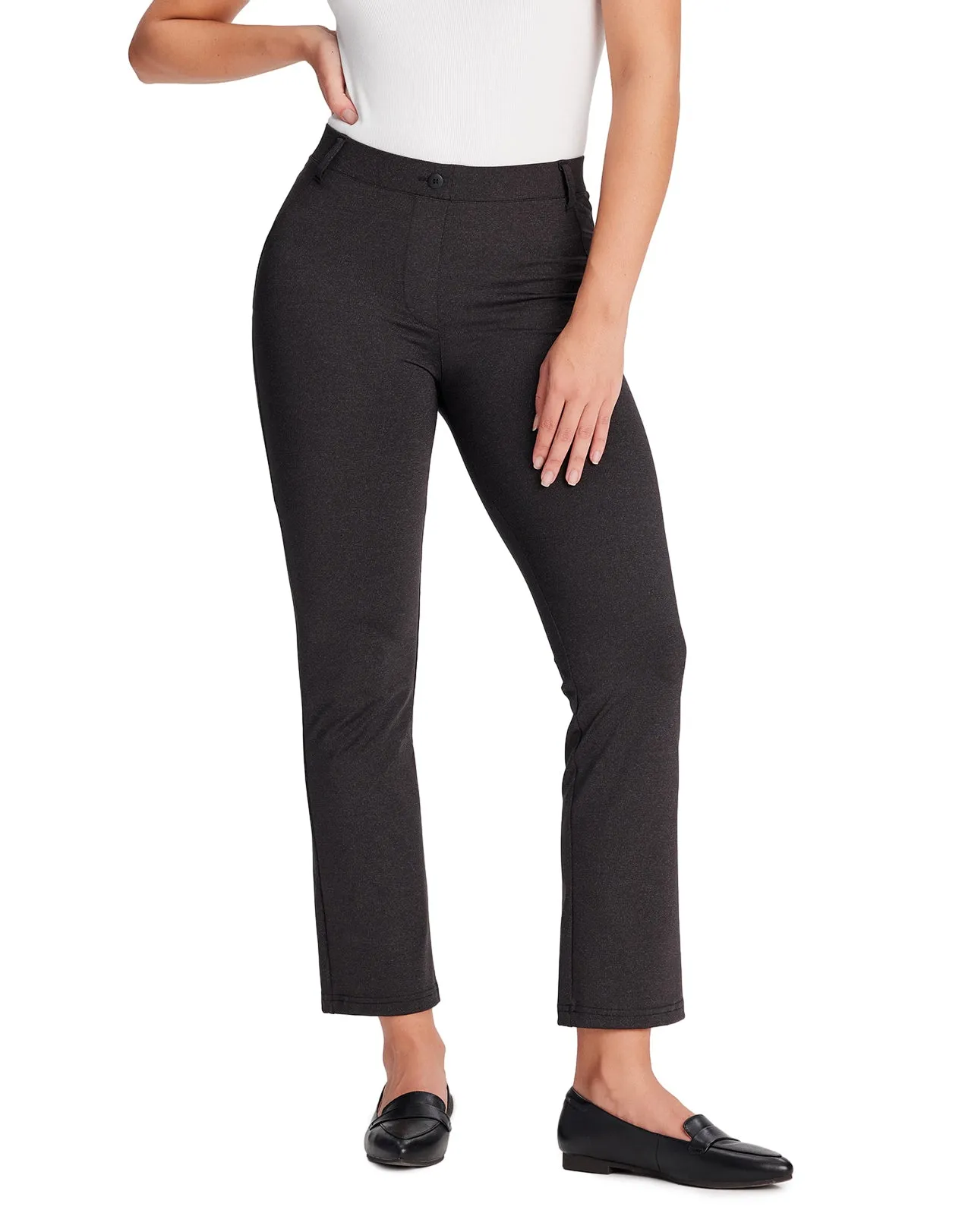 Flare Cropped Yoga Dress Pants