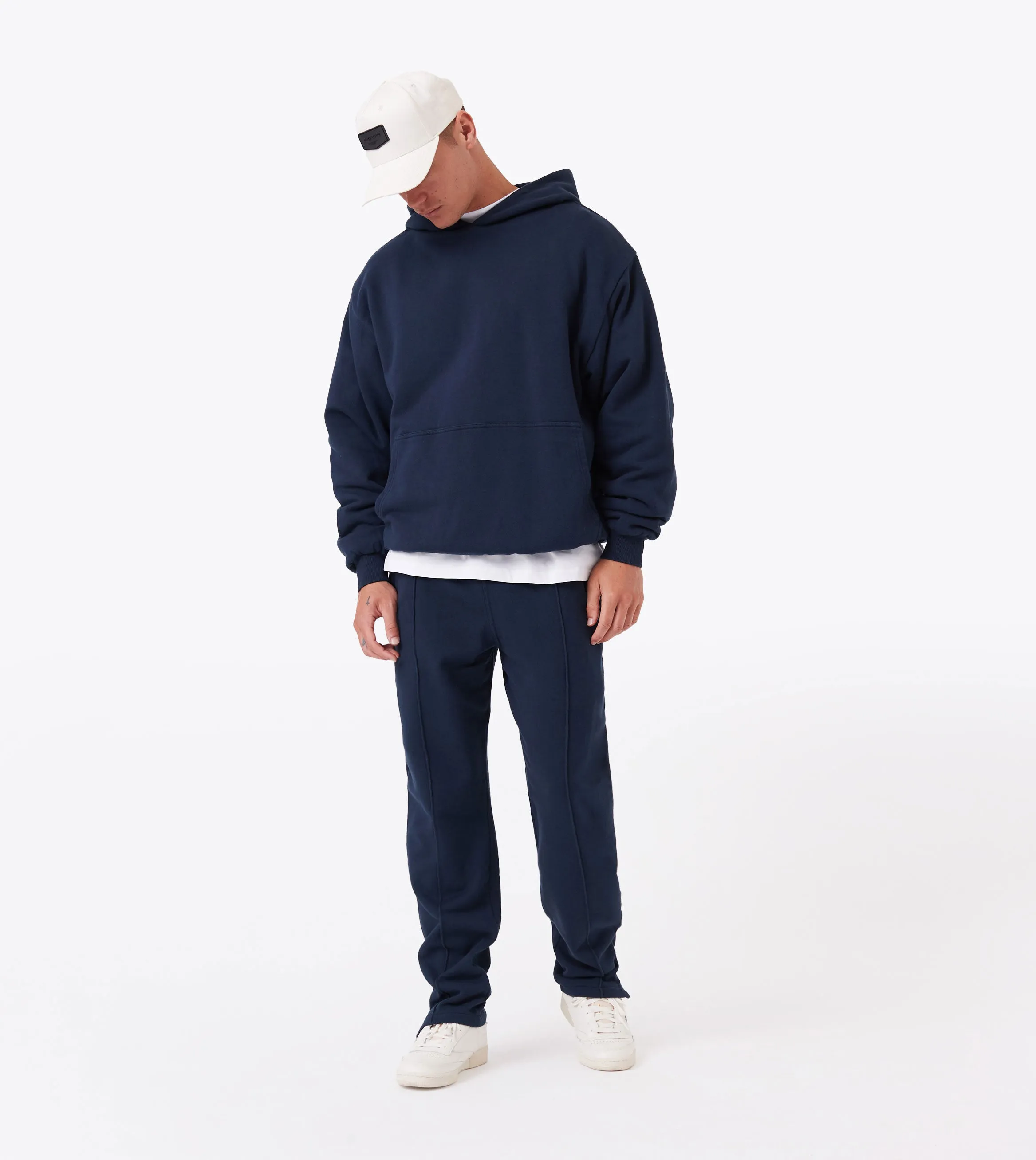 Fleece Football Trackpant Navy