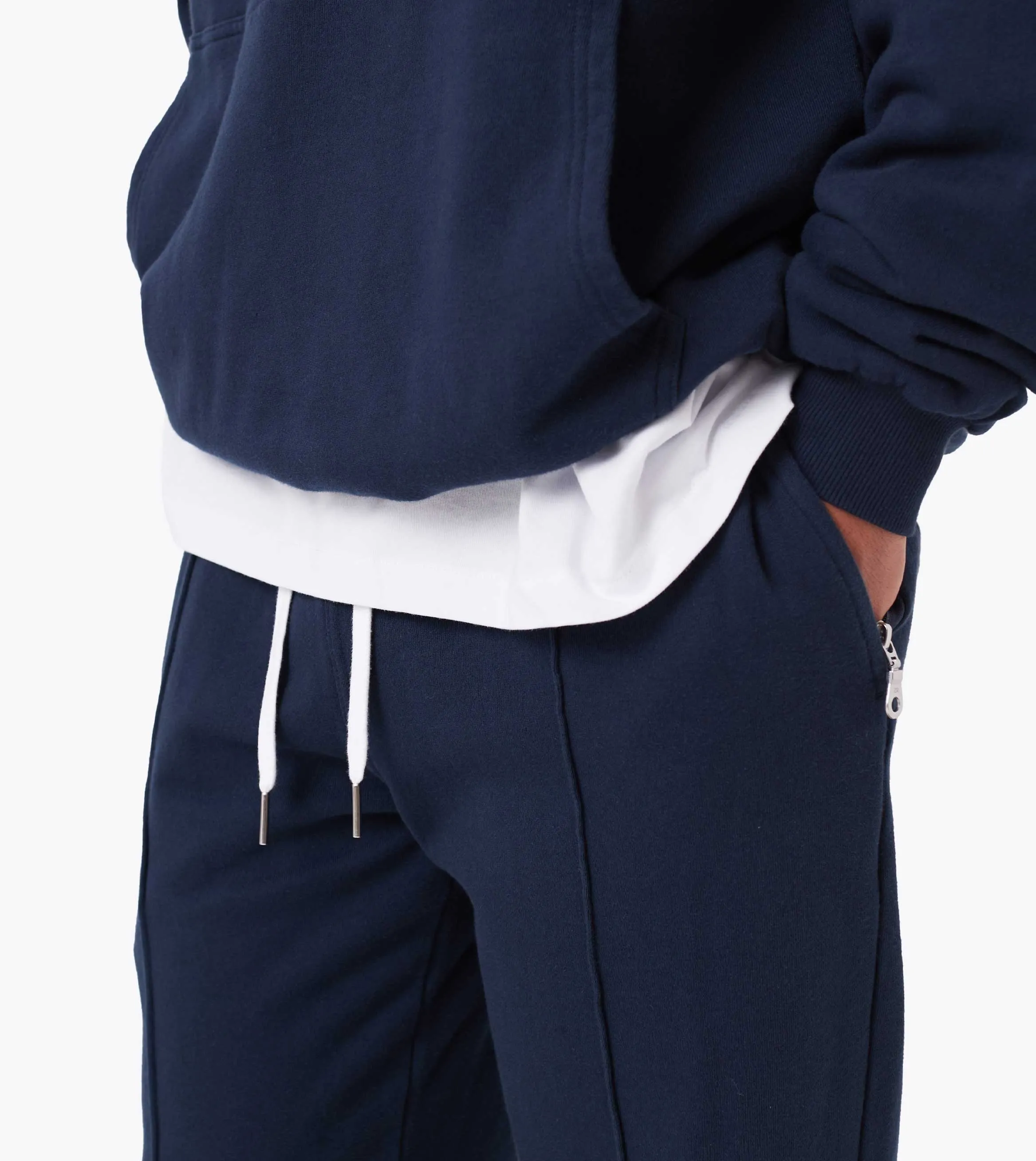 Fleece Football Trackpant Navy