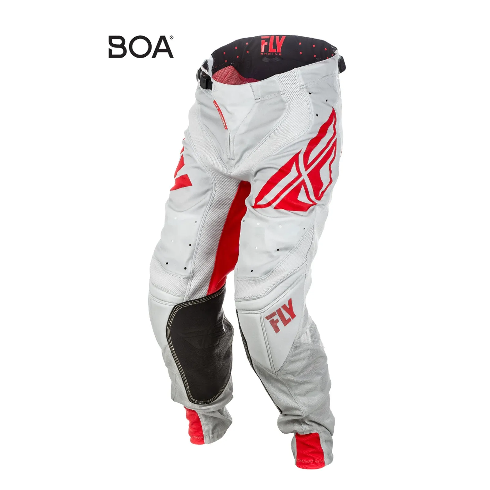 Fly Racing 2018 Lite Hydrogen Adult Off Road MX Pants Bottoms - Red/Grey