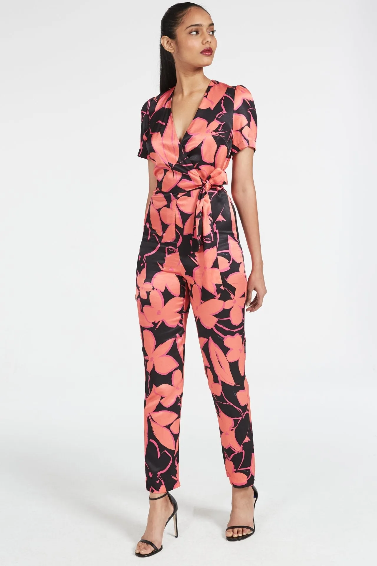 Garland Floral Viscose Jumpsuit