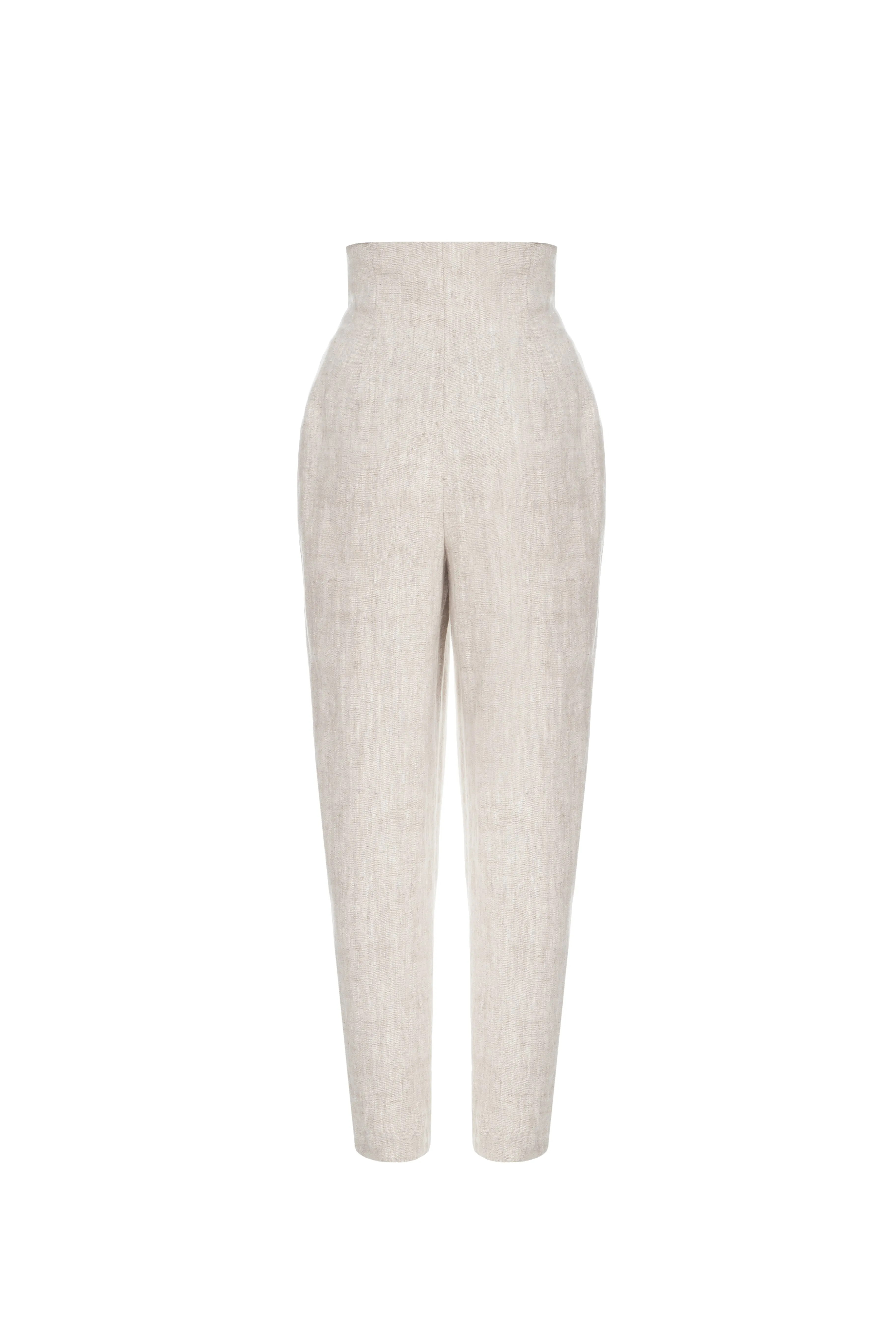 High Waist Linen Pants