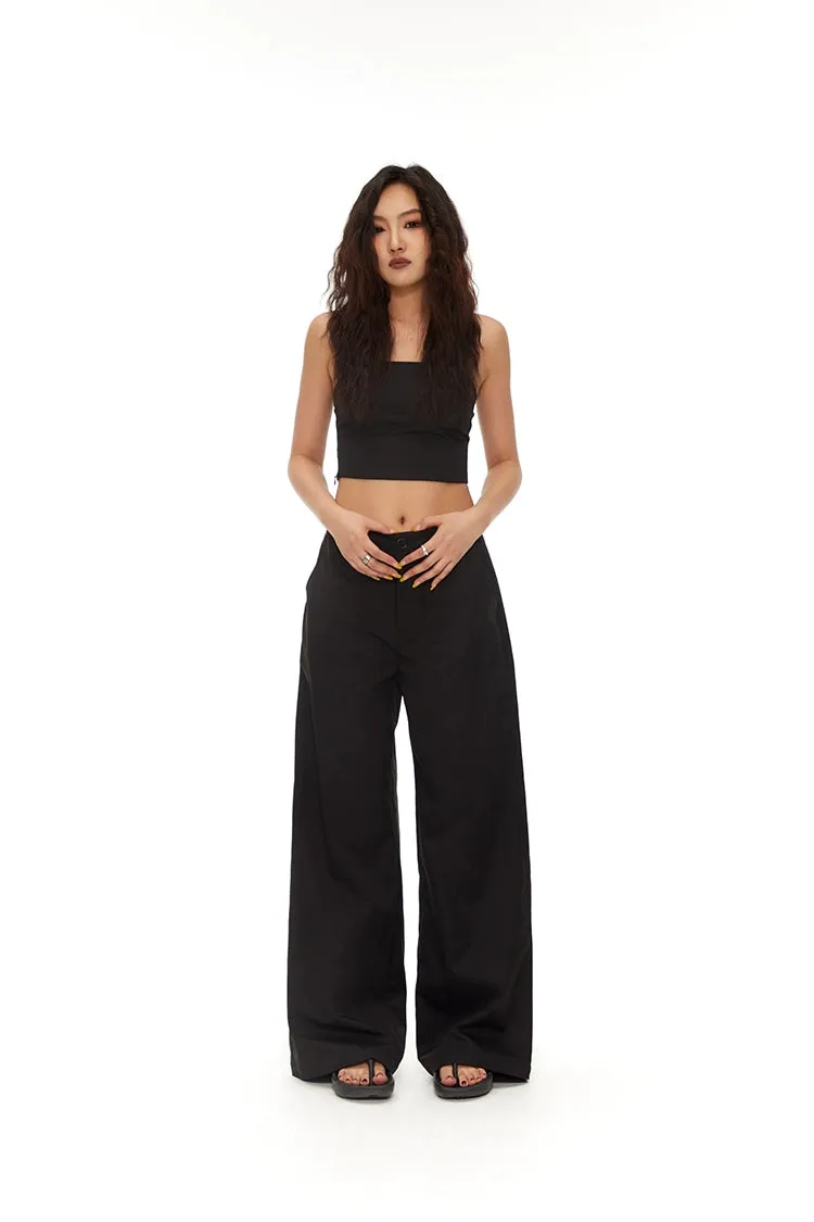 High Waist Wide Leg Pants