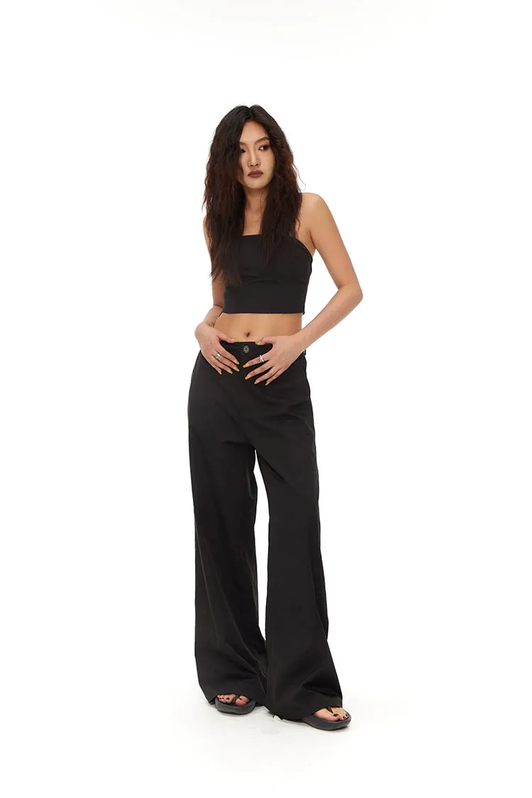 High Waist Wide Leg Pants