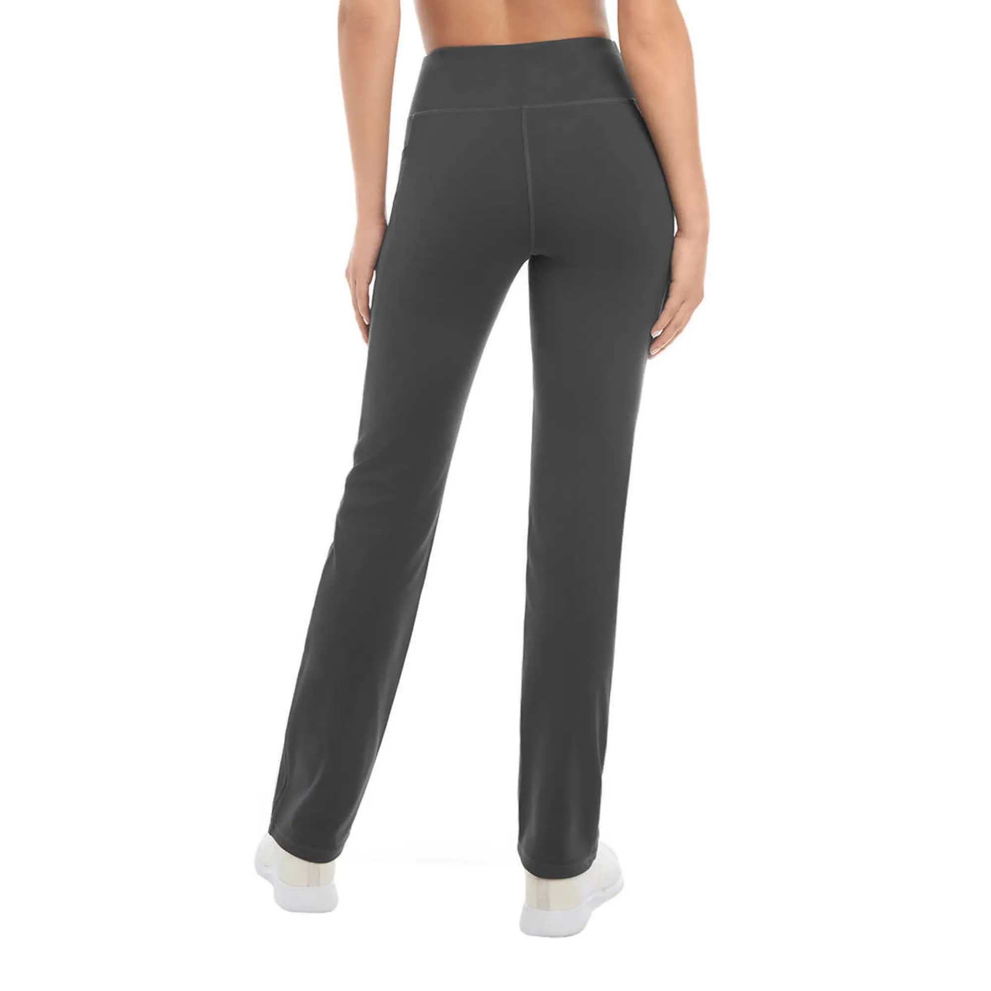 Jockey Women's High-Rise Side Pockets Moisture Wicking Active Yoga Pants