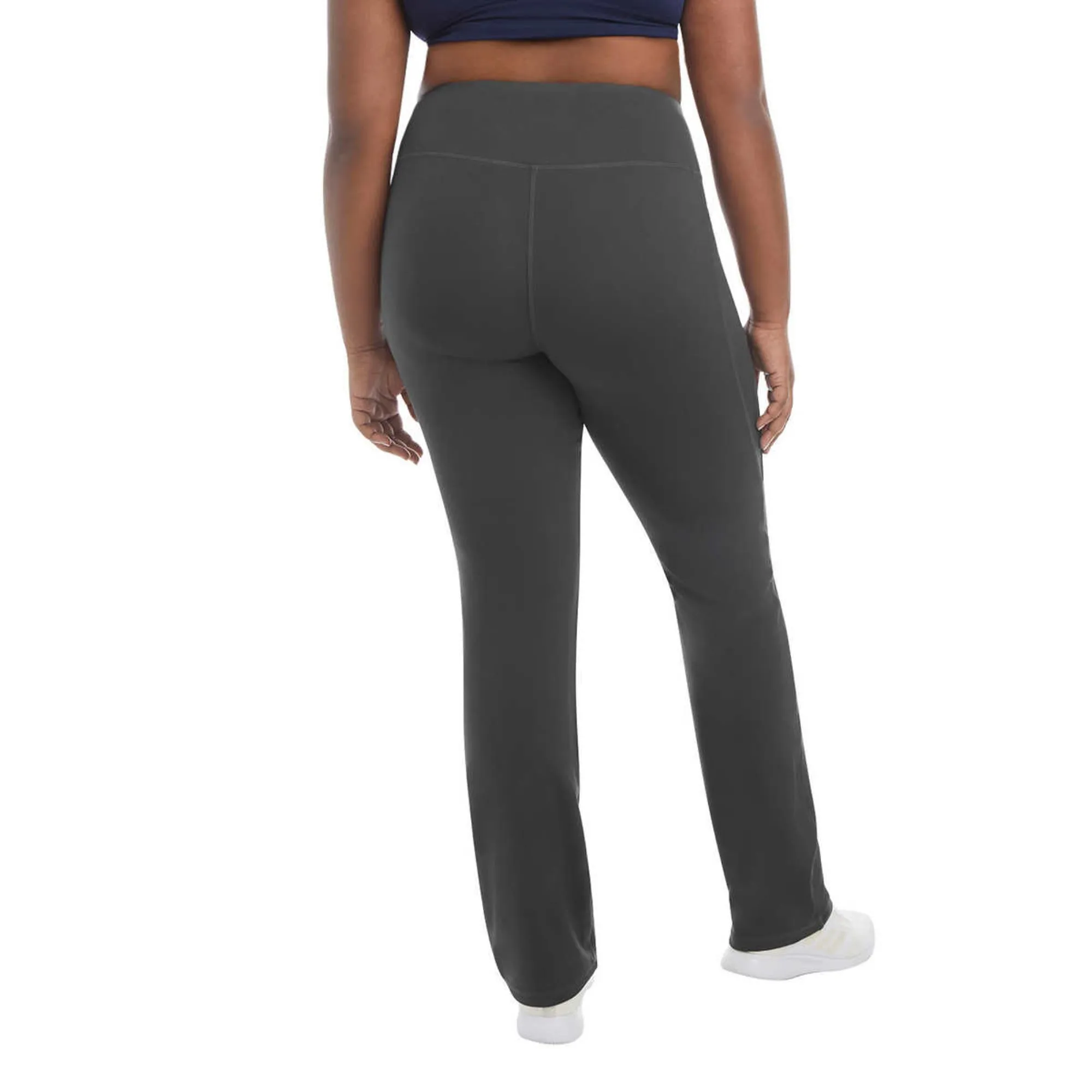 Jockey Women's High-Rise Side Pockets Moisture Wicking Active Yoga Pants