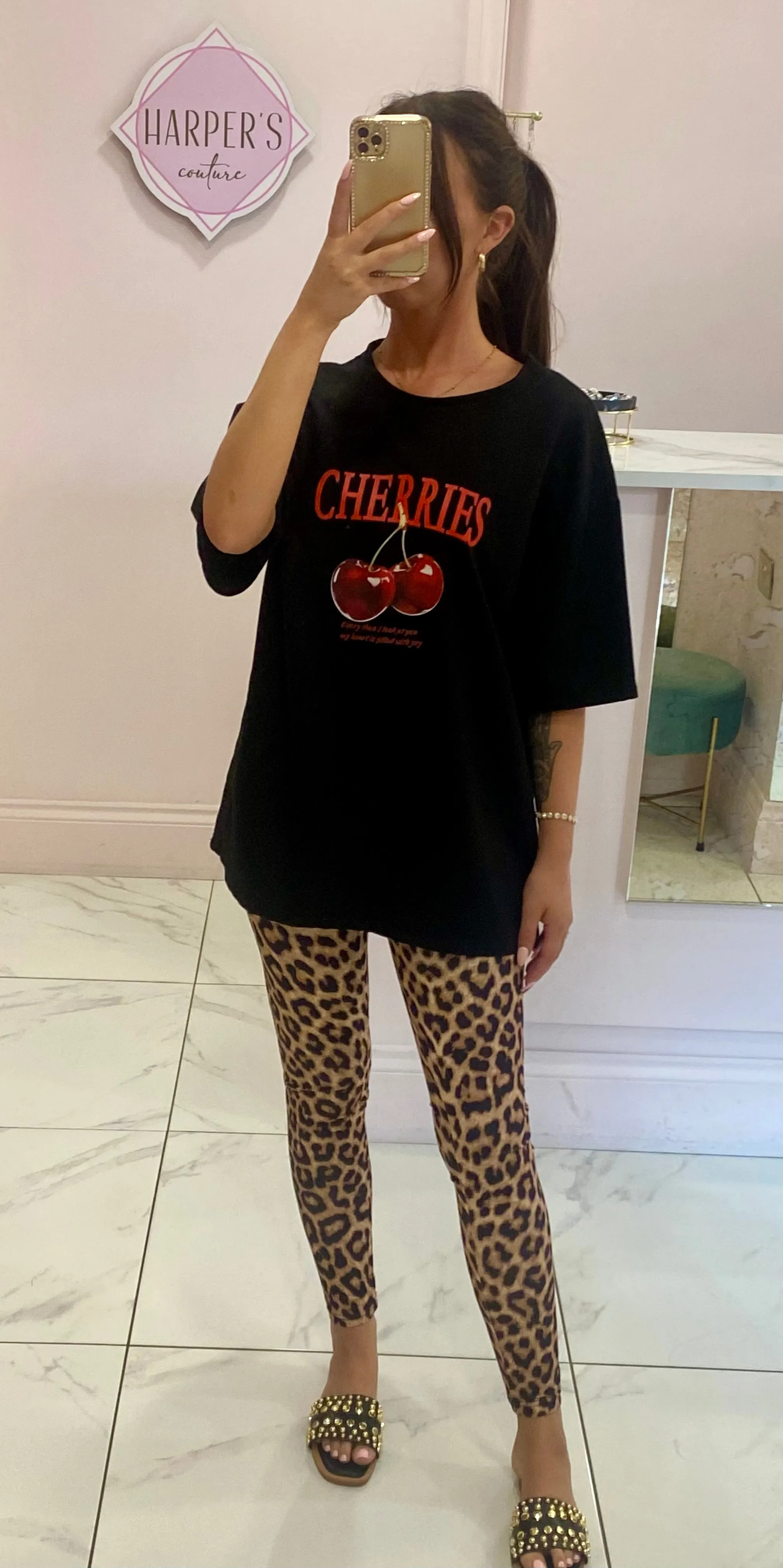 Kat Leopard Print Leggings