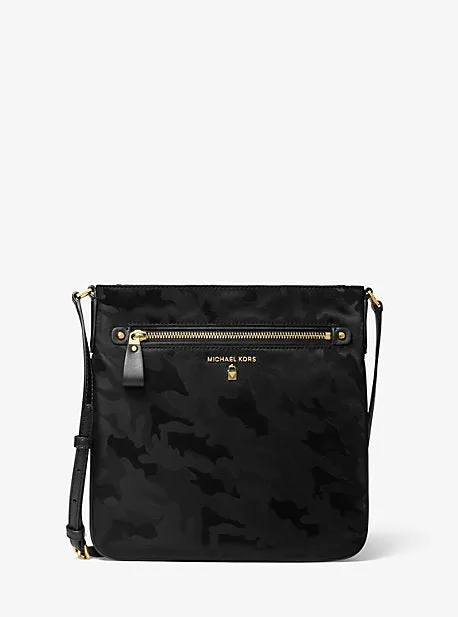 Kelsey Large Camouflage Nylon Crossbody