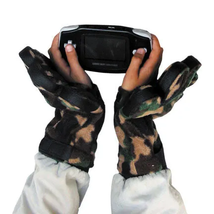 Kids Camouflage Fleece Mittens