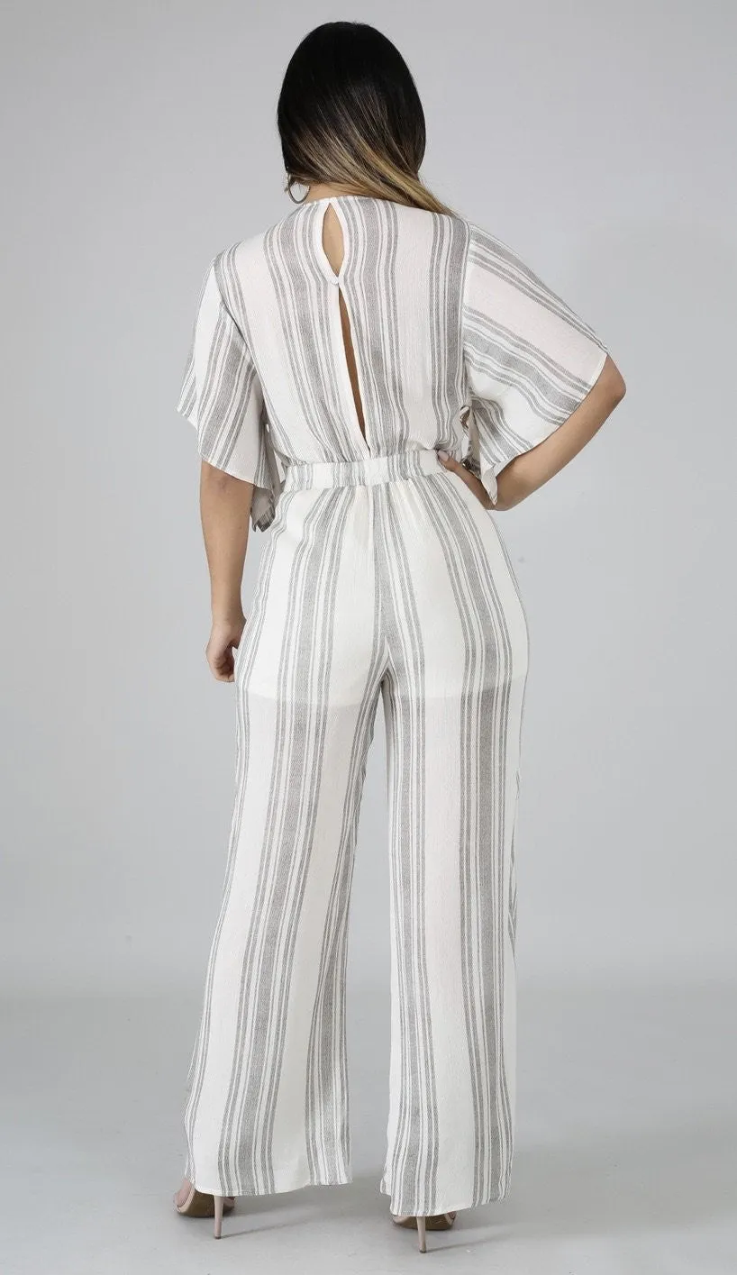 Kingston City Stripe Jumpsuit