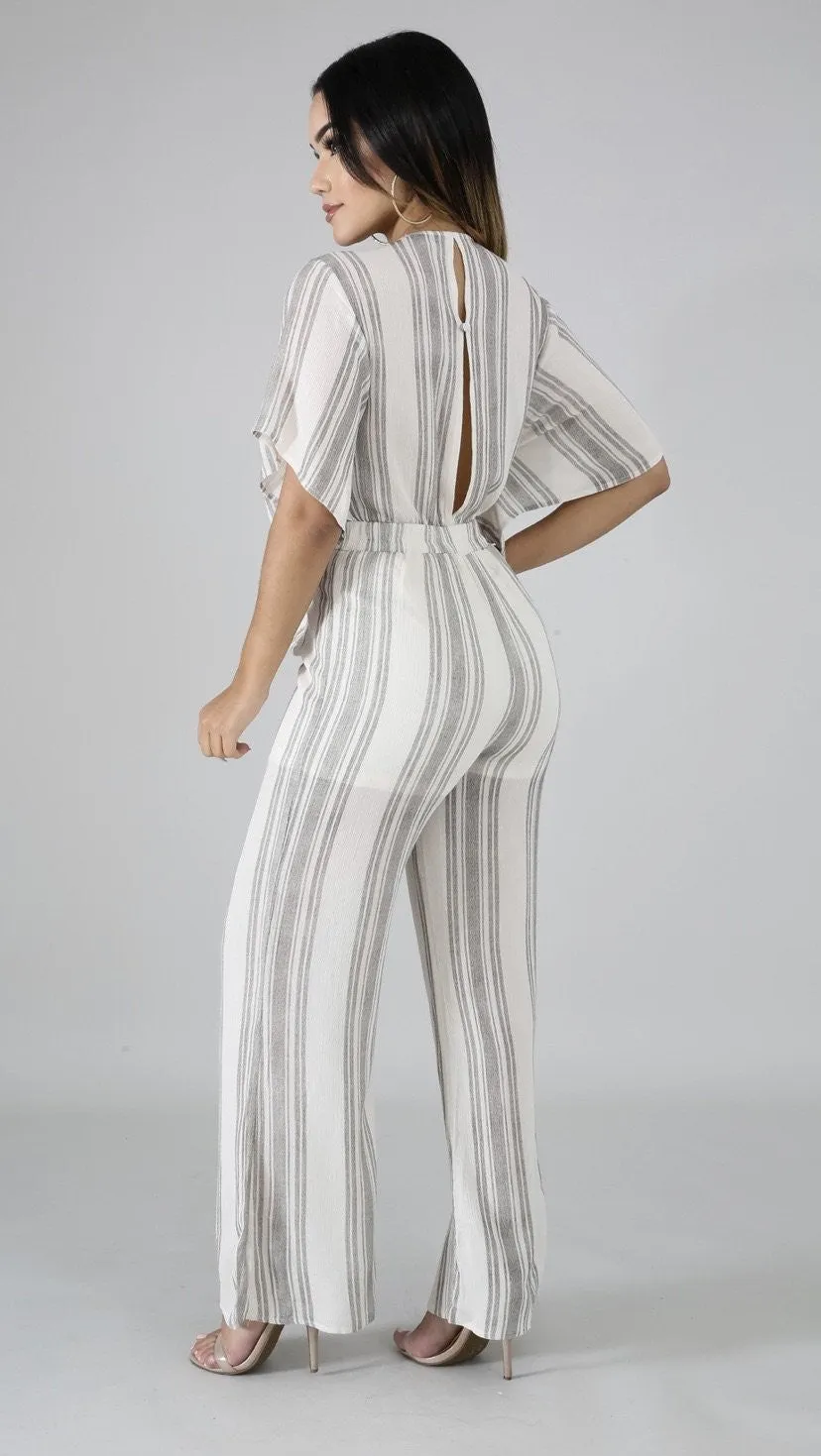 Kingston City Stripe Jumpsuit