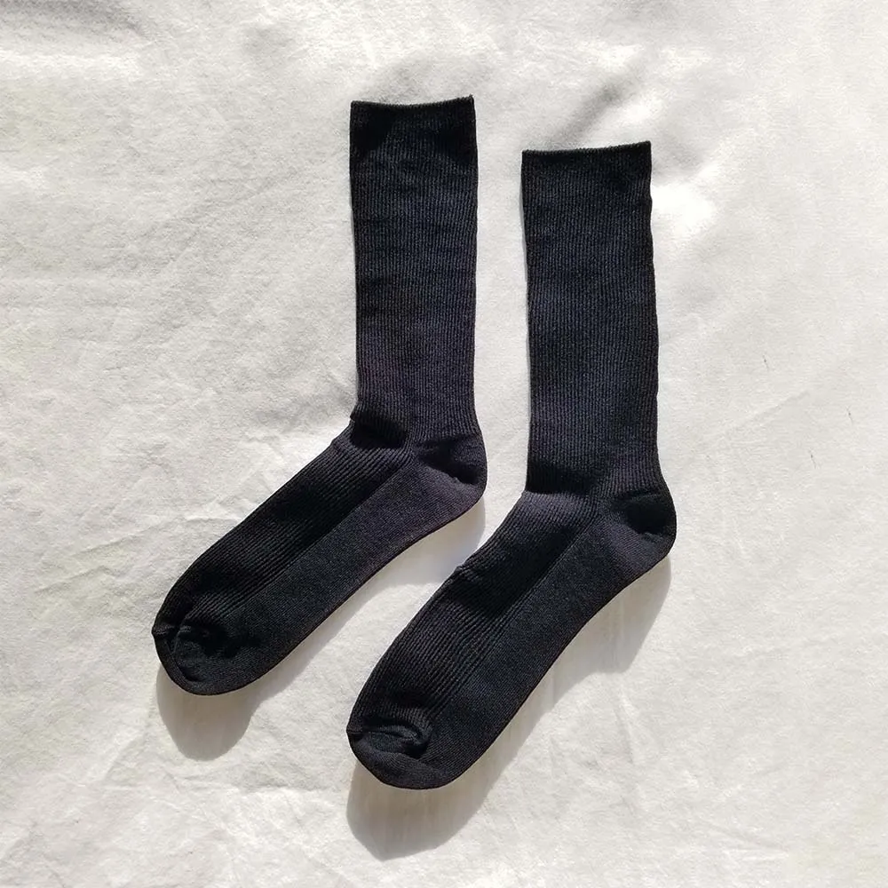 Le Bon Shoppe Trouser Socks Black