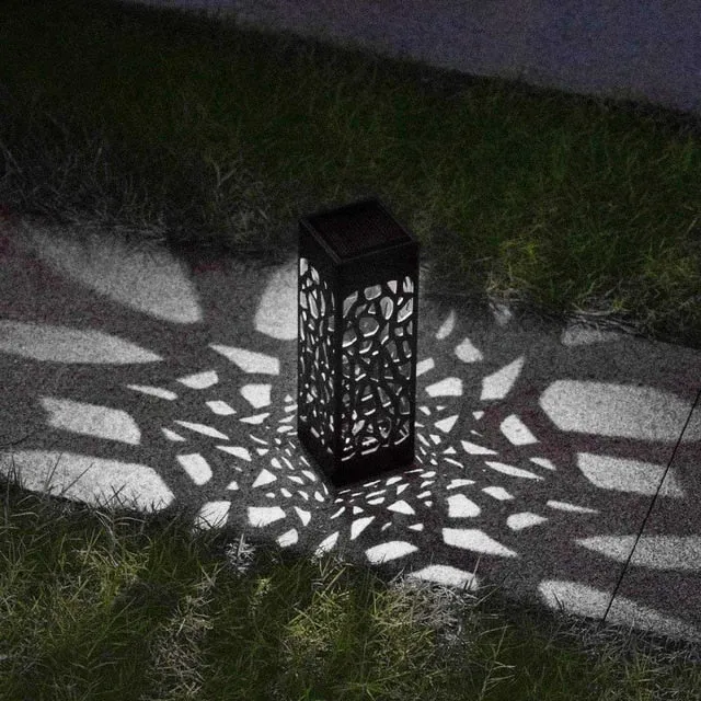 LED Solar Stake Light Lantern Solar Powered Pathway Lights Decorative Outdoor Lawn Yard Lamp For Garden Patio#20