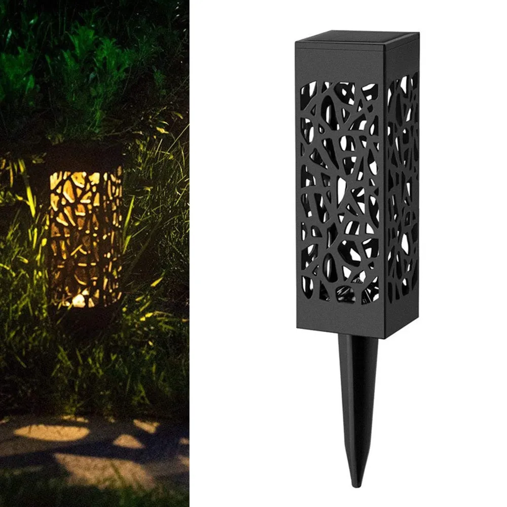 LED Solar Stake Light Lantern Solar Powered Pathway Lights Decorative Outdoor Lawn Yard Lamp For Garden Patio#20