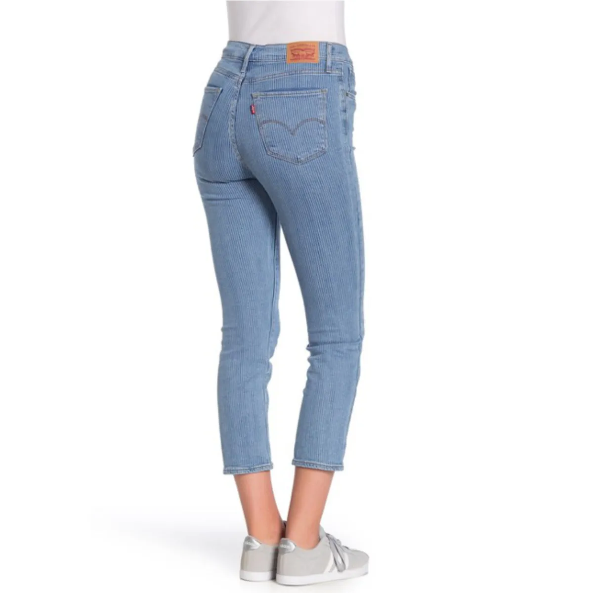 LEVIS 724 Women's High Rise Crop Sapphire Sky Jeans