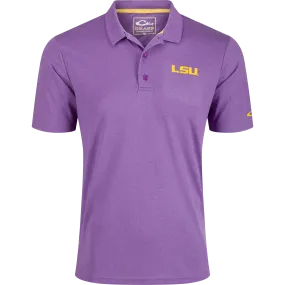 LSU Vintage Heather Polo