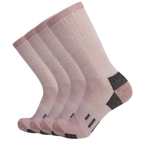 Men's Touch Wear Everyday Cushion Trail Outdoor Crew Socks 4-packs