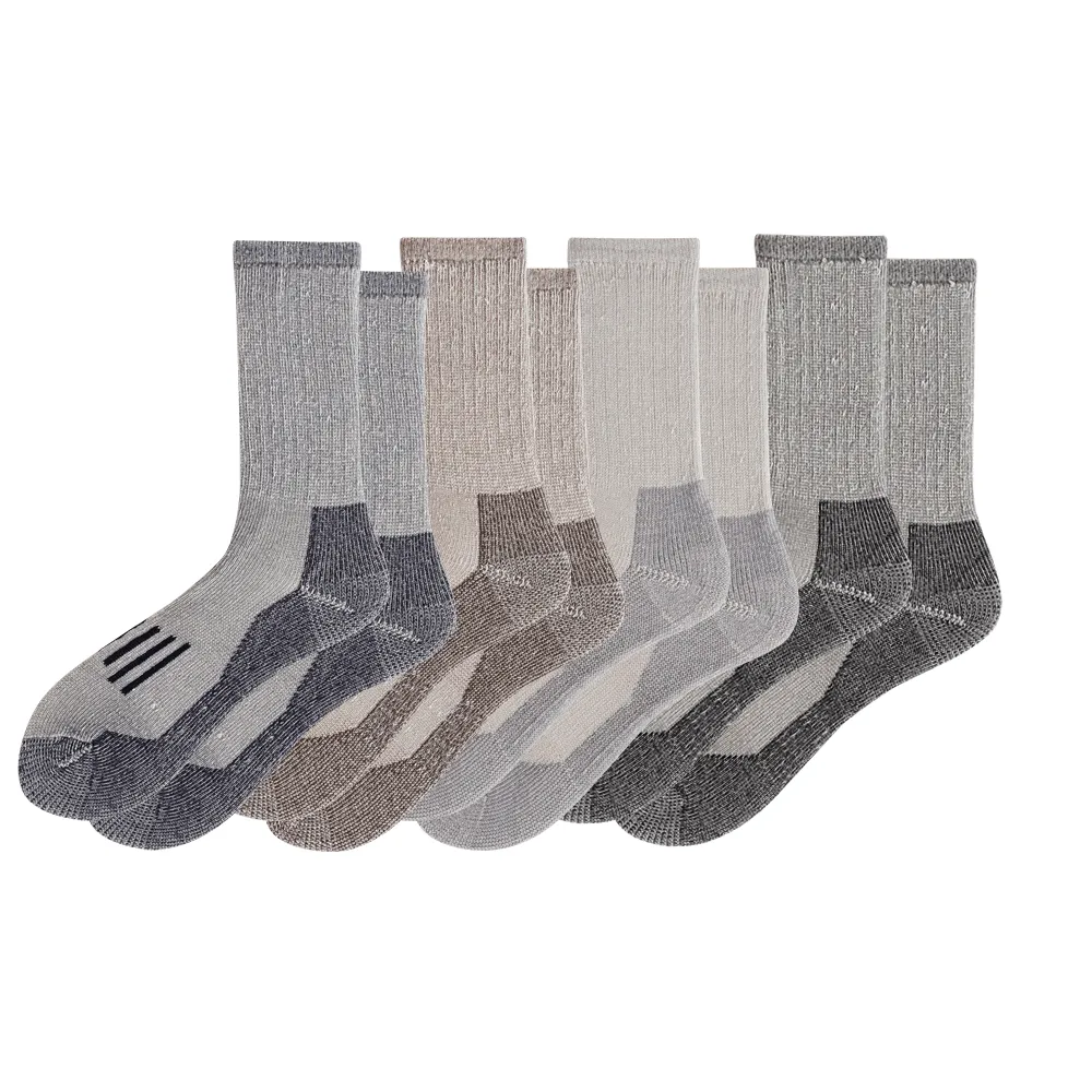 Men's Touch Wear Everyday Stripes crew socks 4-packs