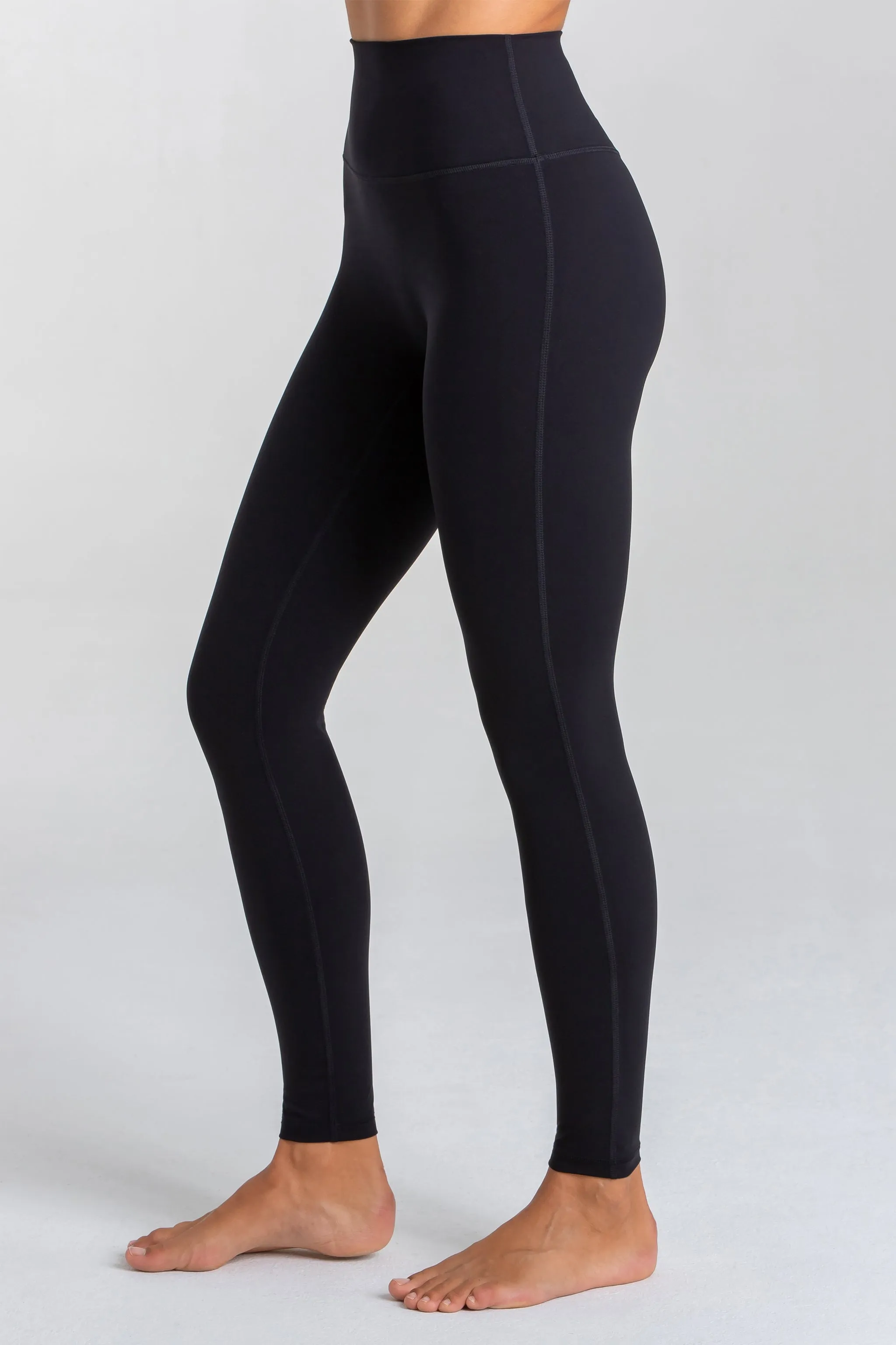 Motion Leggings mit hohem Bund - Schwarz