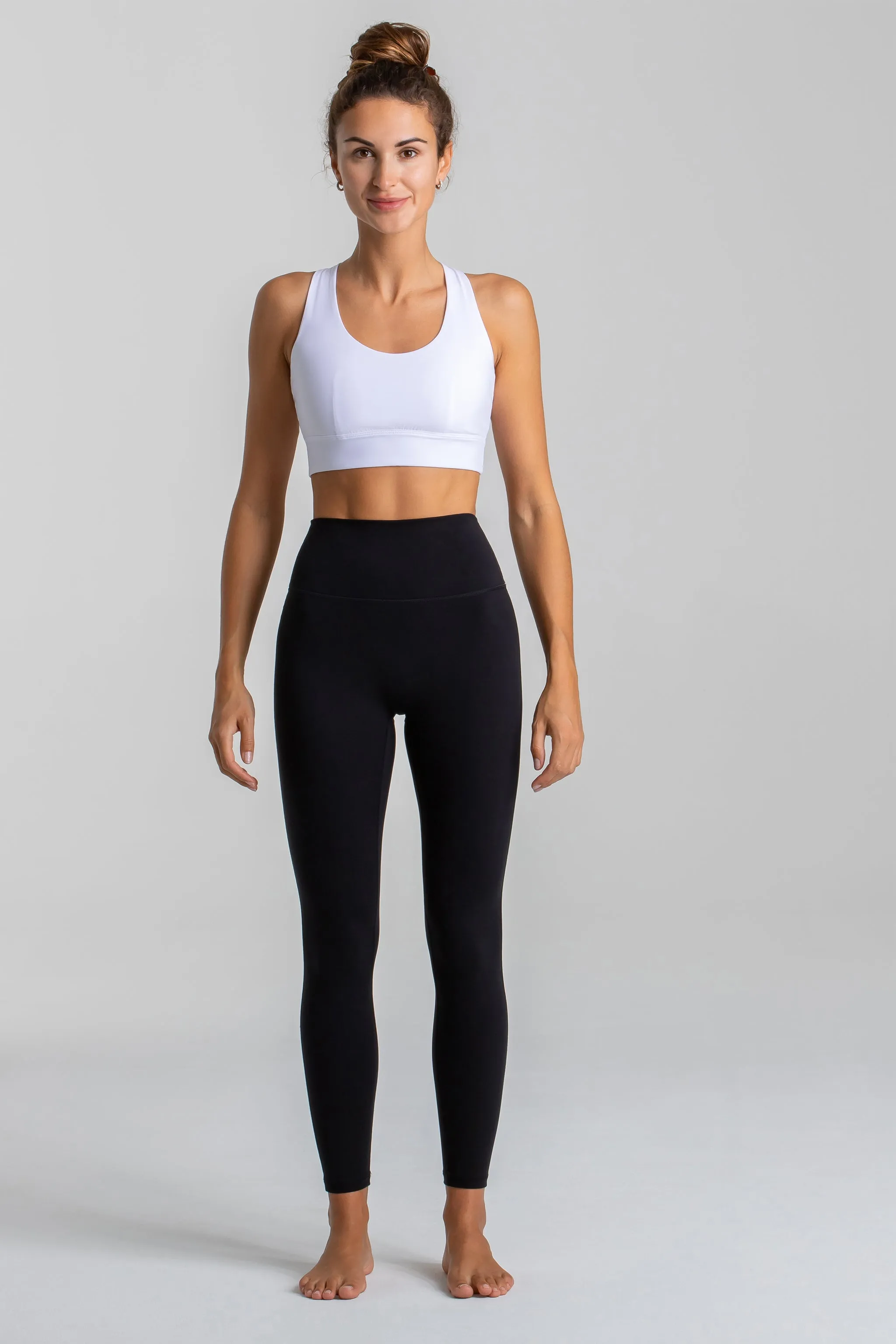 Motion Leggings mit hohem Bund - Schwarz