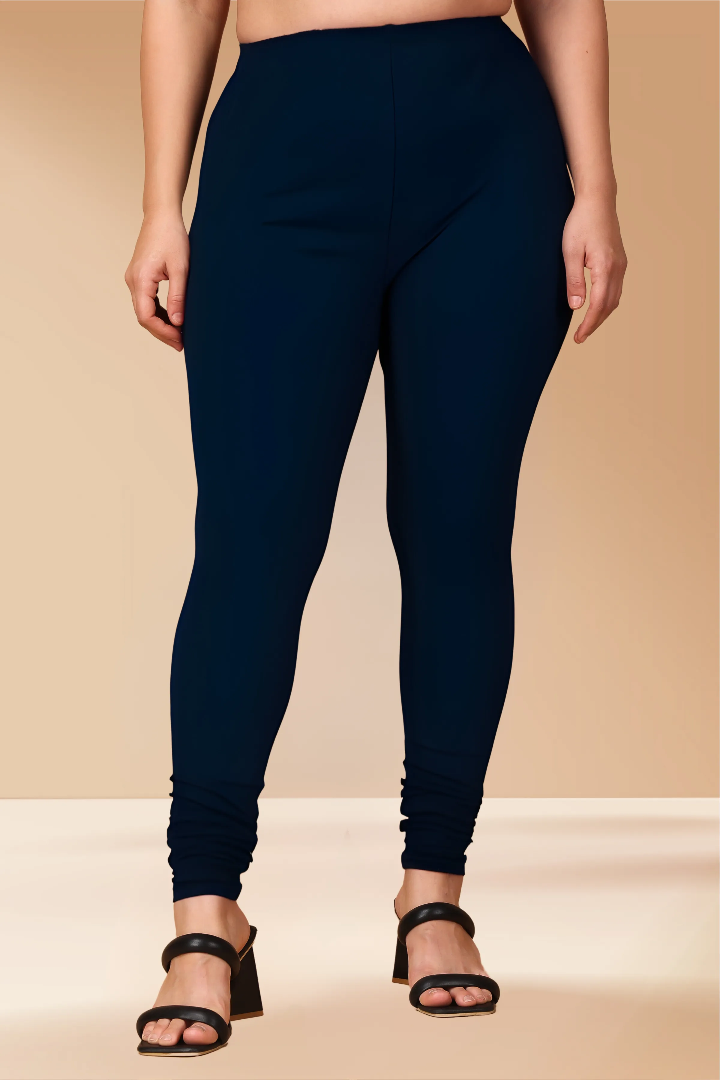 Navy Cotton Legging