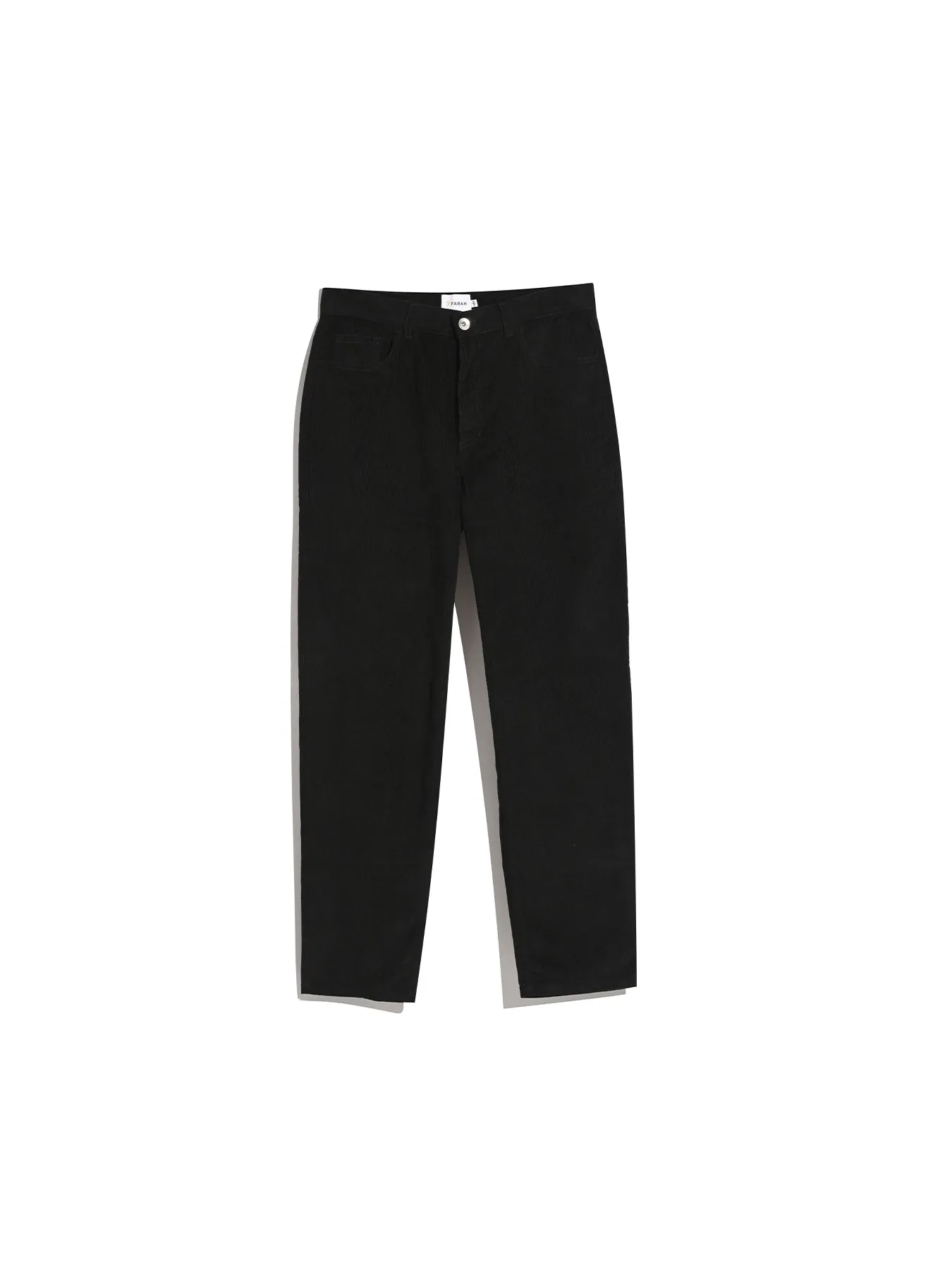 Norwood Regular Fit Cord Trousers In Black