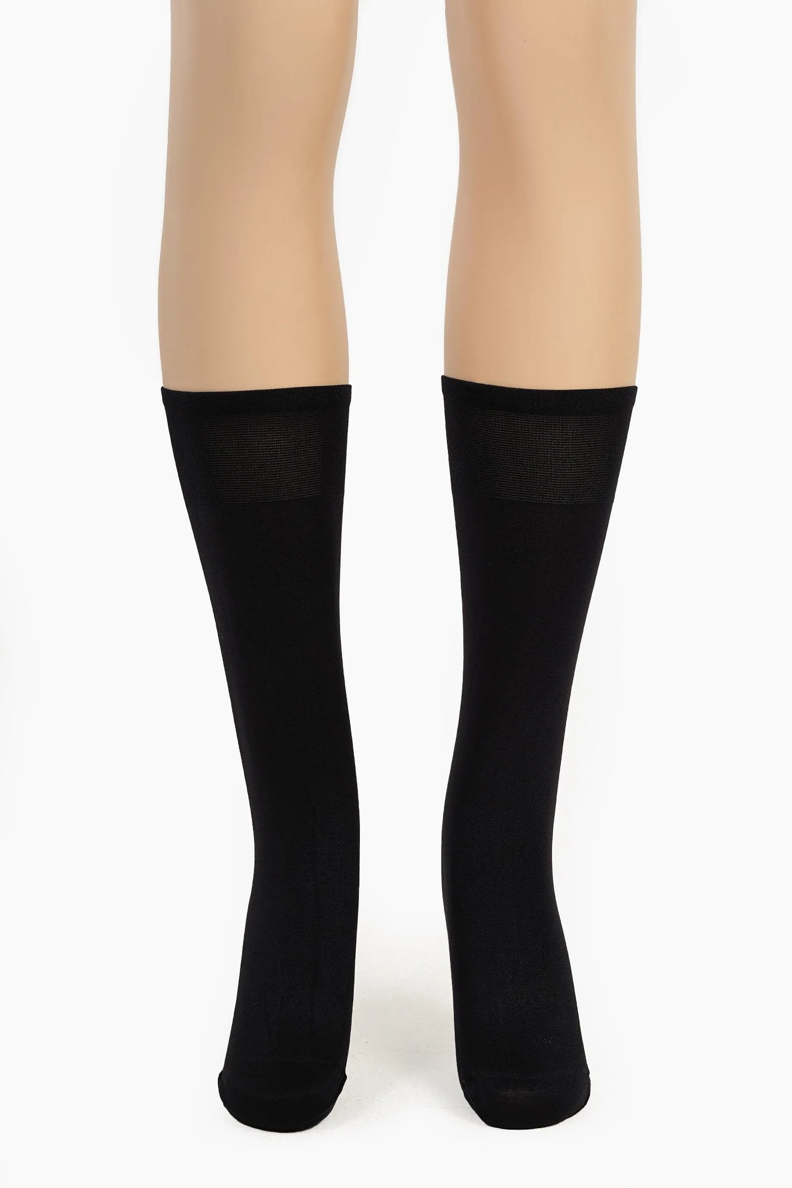 Opaque Knee High Socks