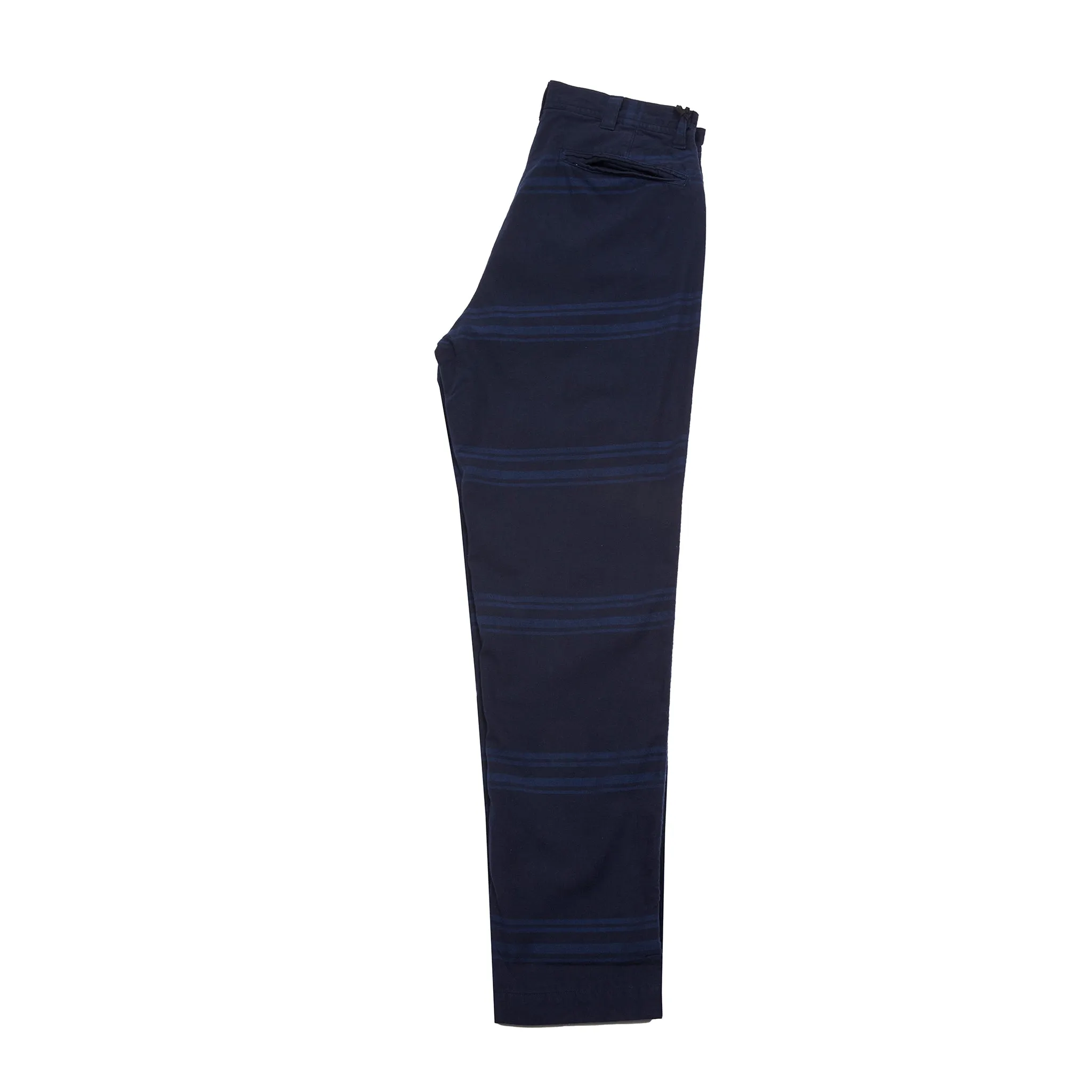 Original Madras Summer Trousers in Blue / Navy Stripe No.67