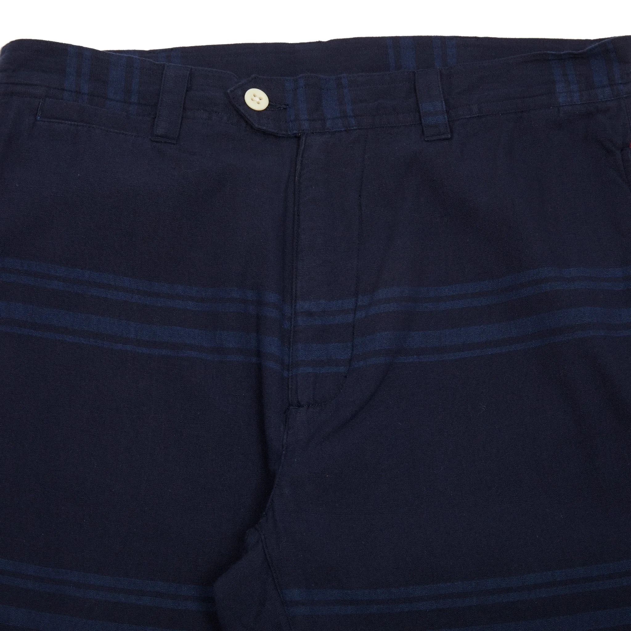 Original Madras Summer Trousers in Blue / Navy Stripe No.67